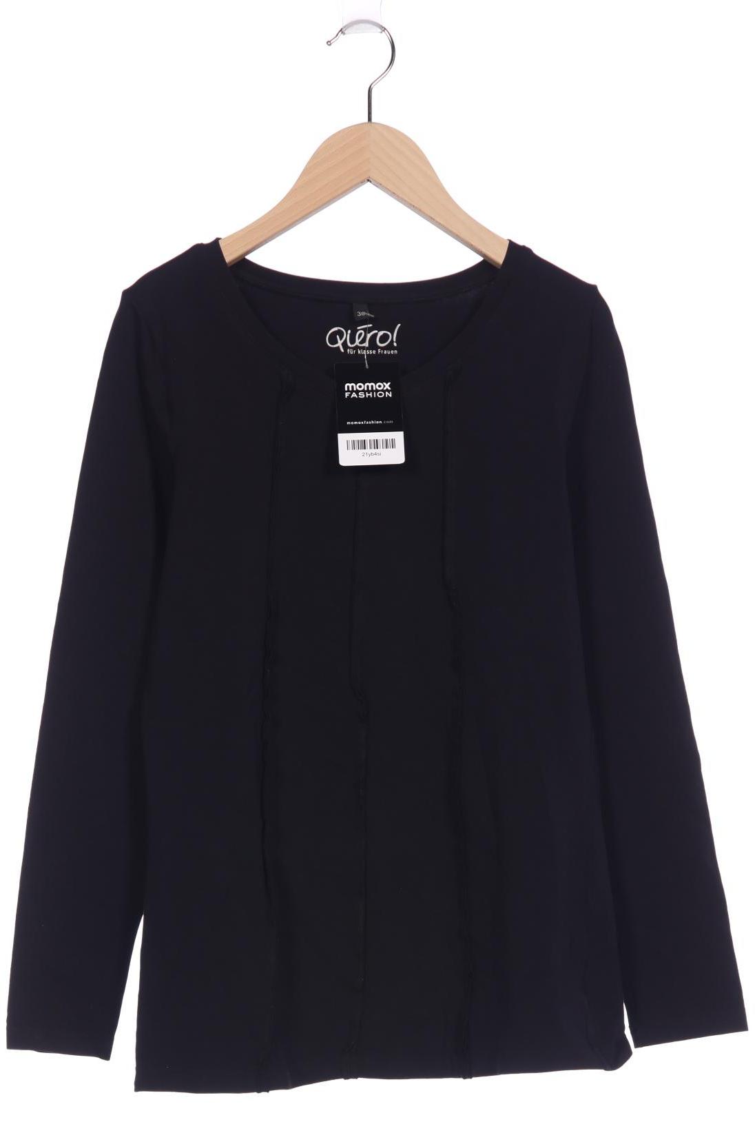 

Qiero Damen Langarmshirt, schwarz, Gr. 38