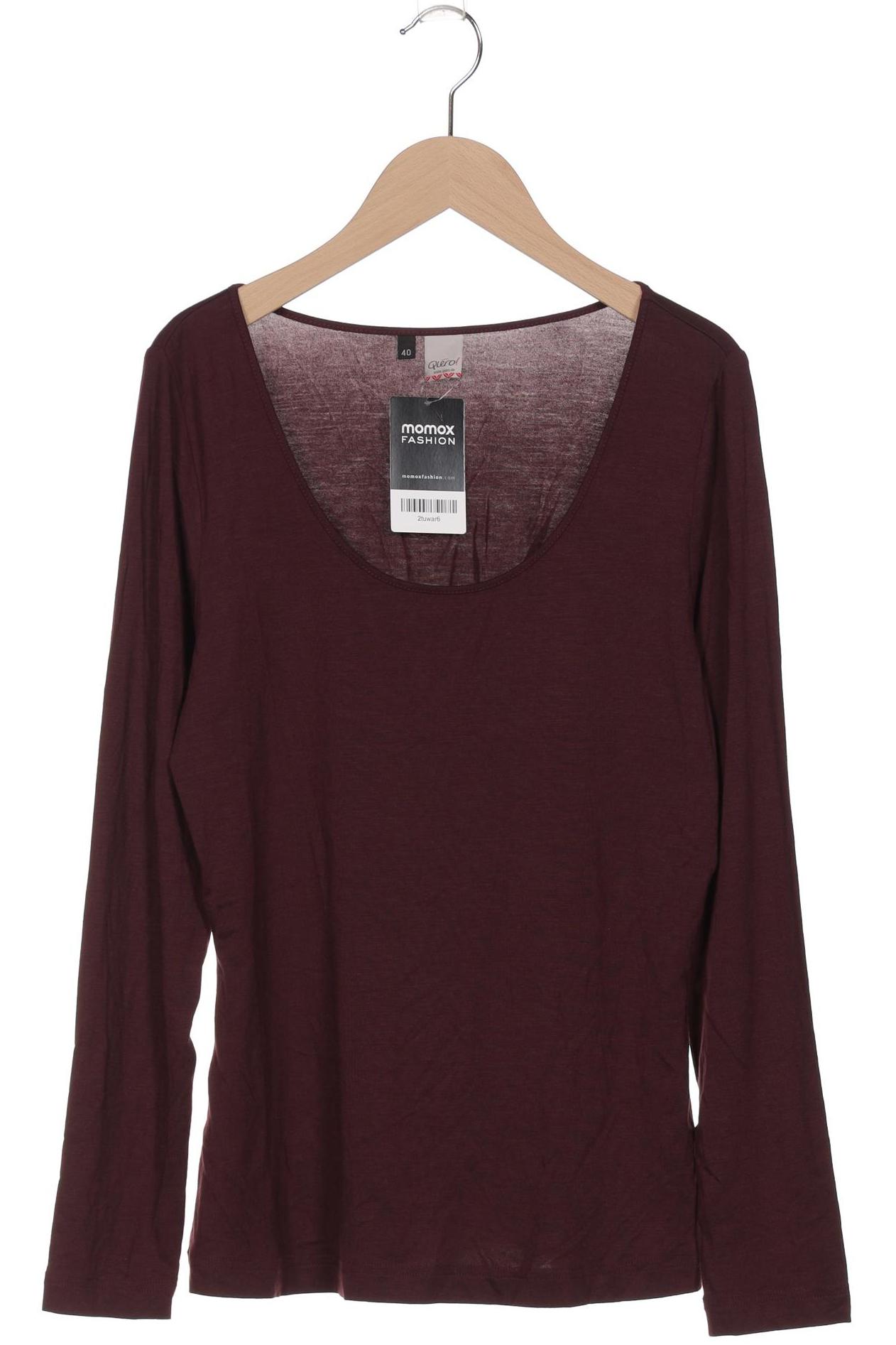 

Qiero Damen Langarmshirt, bordeaux, Gr. 40