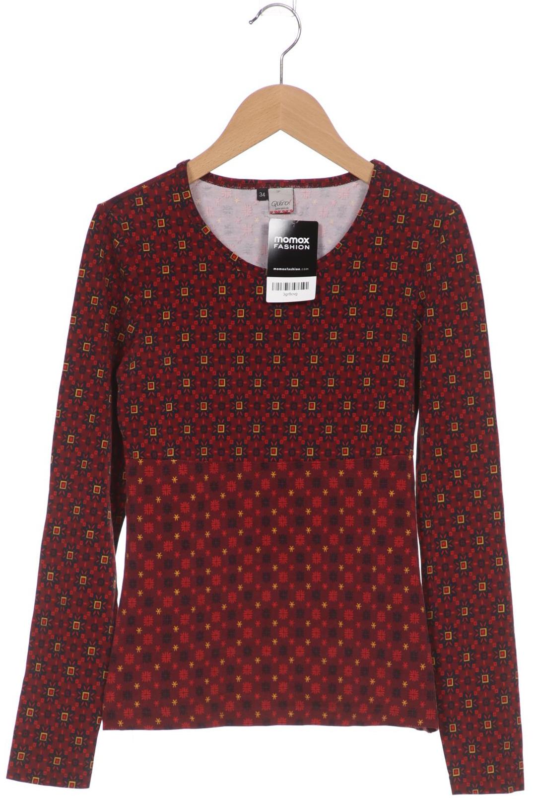 

Qiero Damen Langarmshirt, bordeaux, Gr. 34