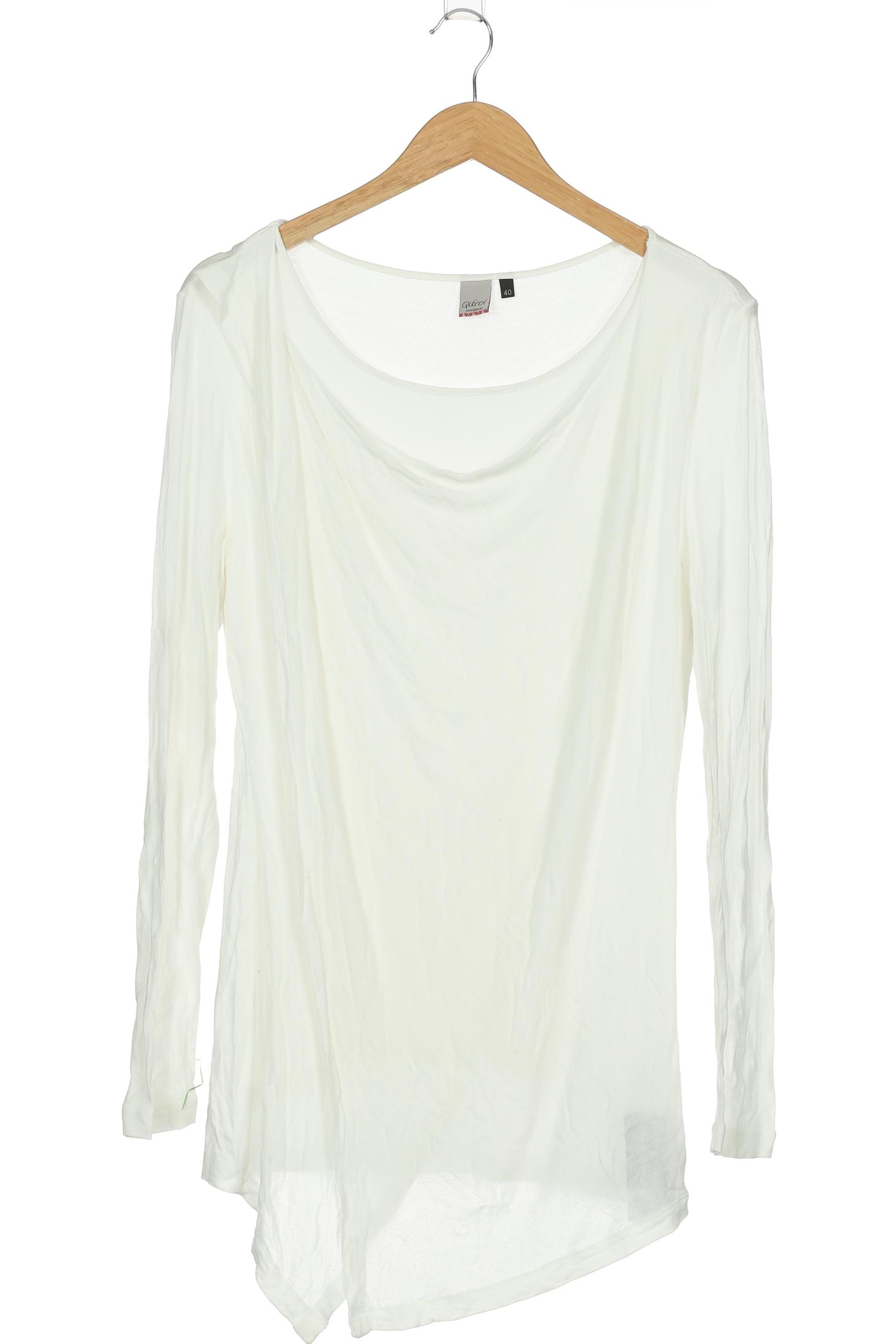 

Qiero Damen Langarmshirt, weiß, Gr. 40