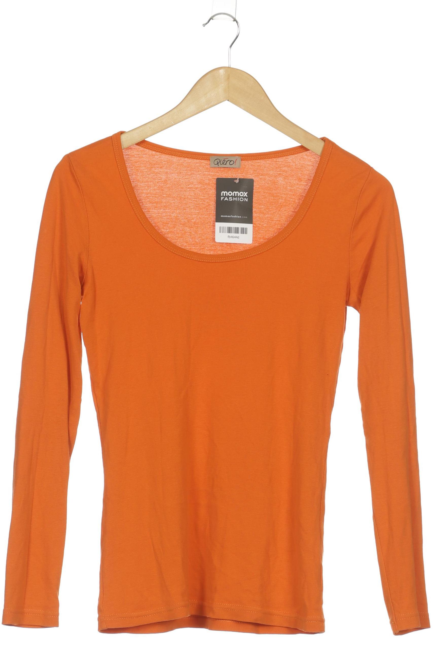 

Qiero Damen Langarmshirt, orange, Gr. 34