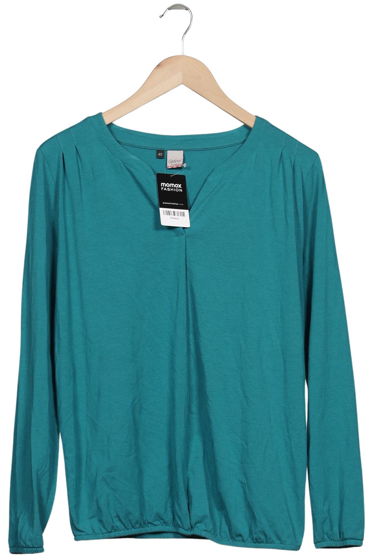 

Qiero Damen Langarmshirt, türkis, Gr. 40