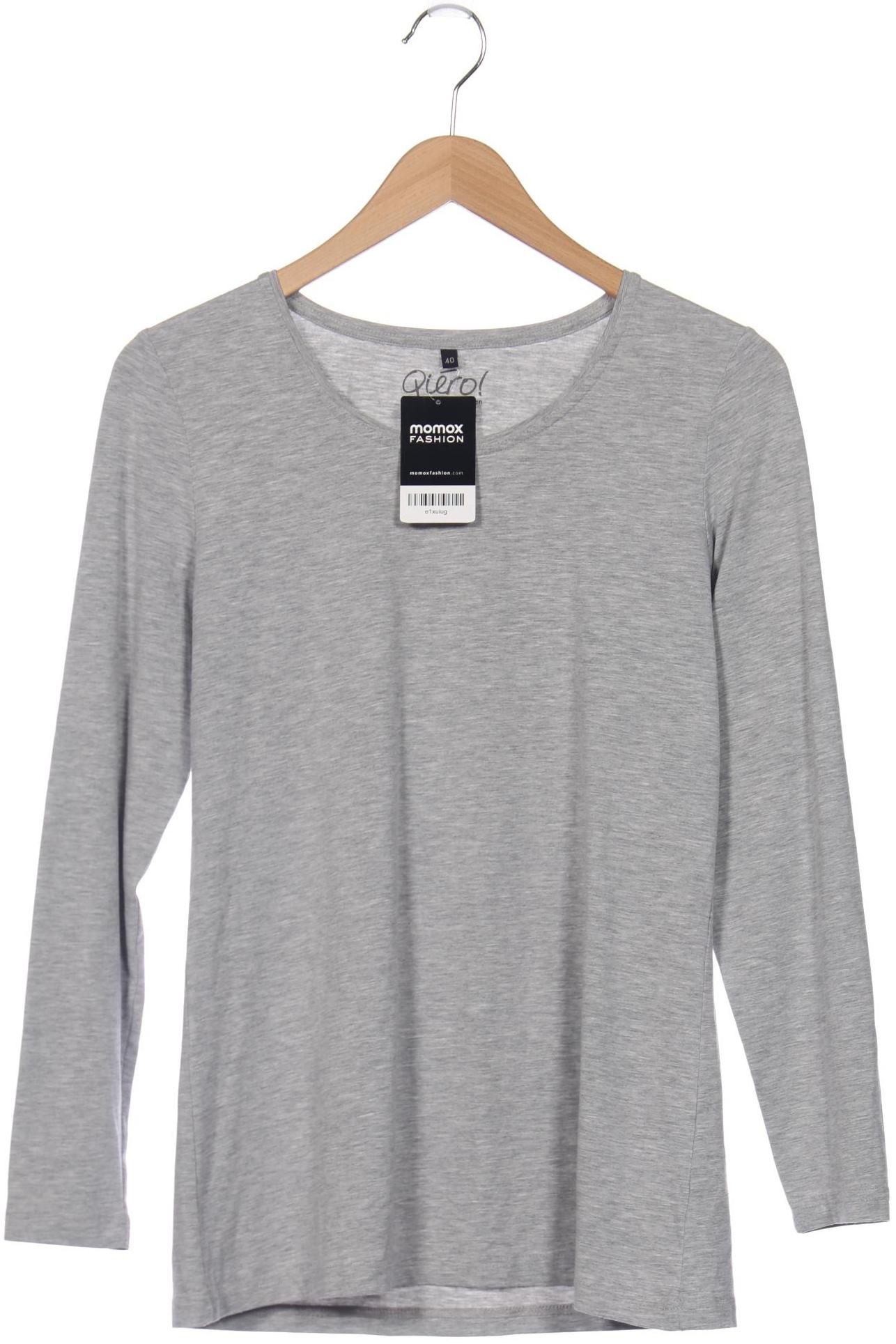 

Qiero Damen Langarmshirt, grau, Gr. 40