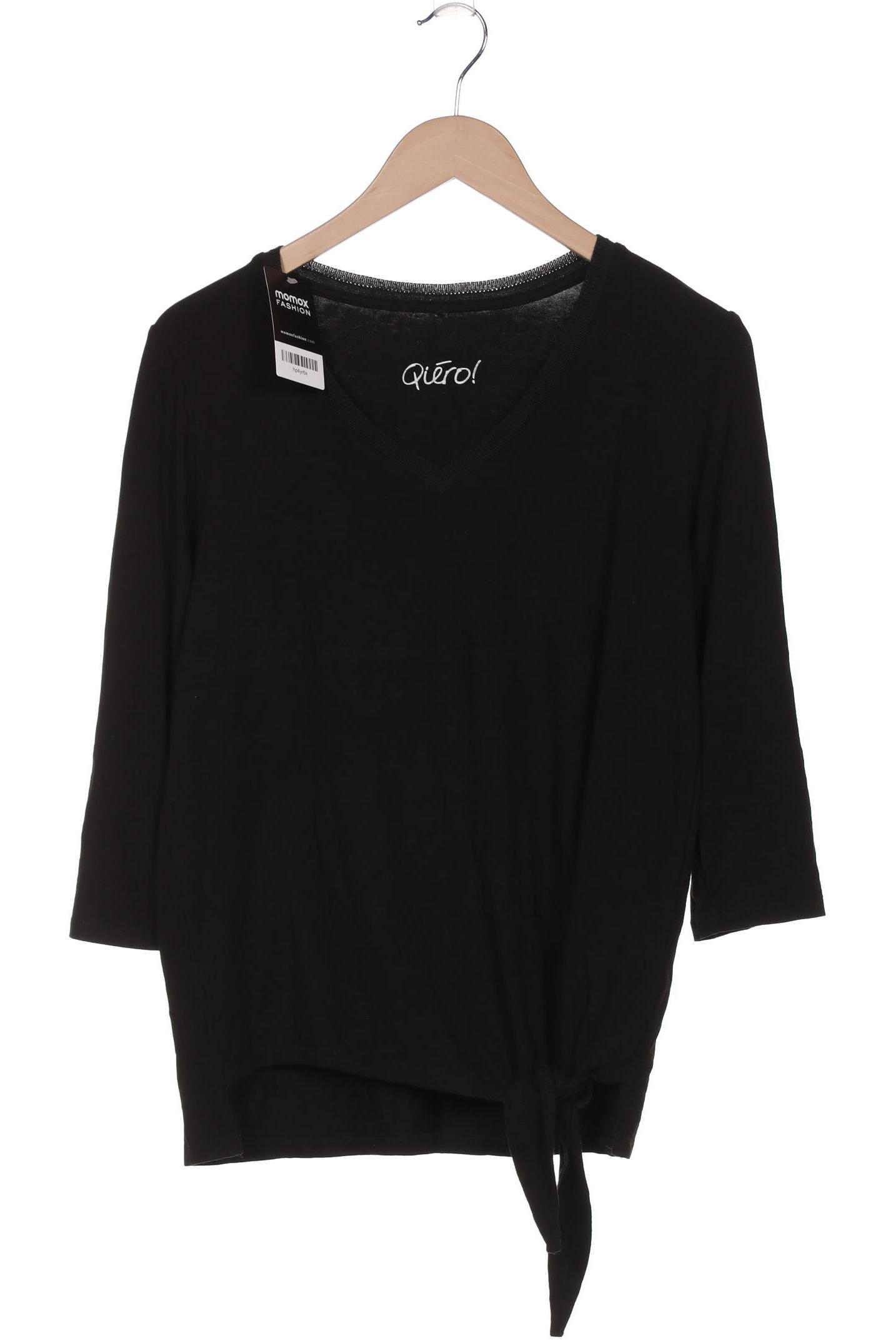 

Qiero Damen Langarmshirt, schwarz, Gr. 42