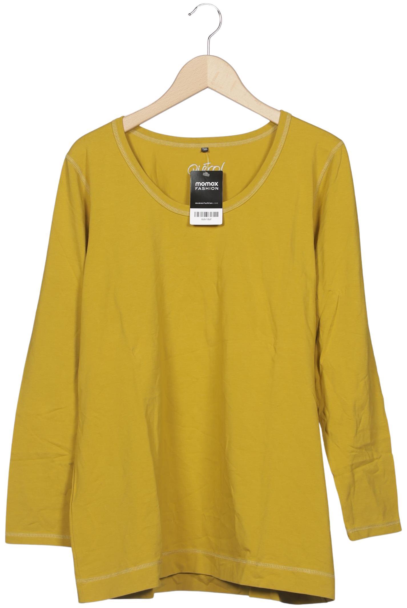 

Qiero Damen Langarmshirt, gelb, Gr. 50