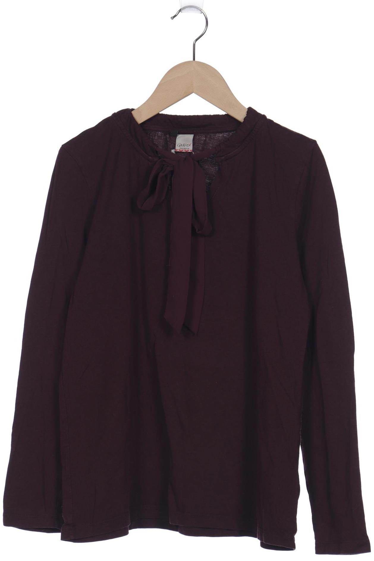 

Qiero Damen Langarmshirt, bordeaux, Gr. 40