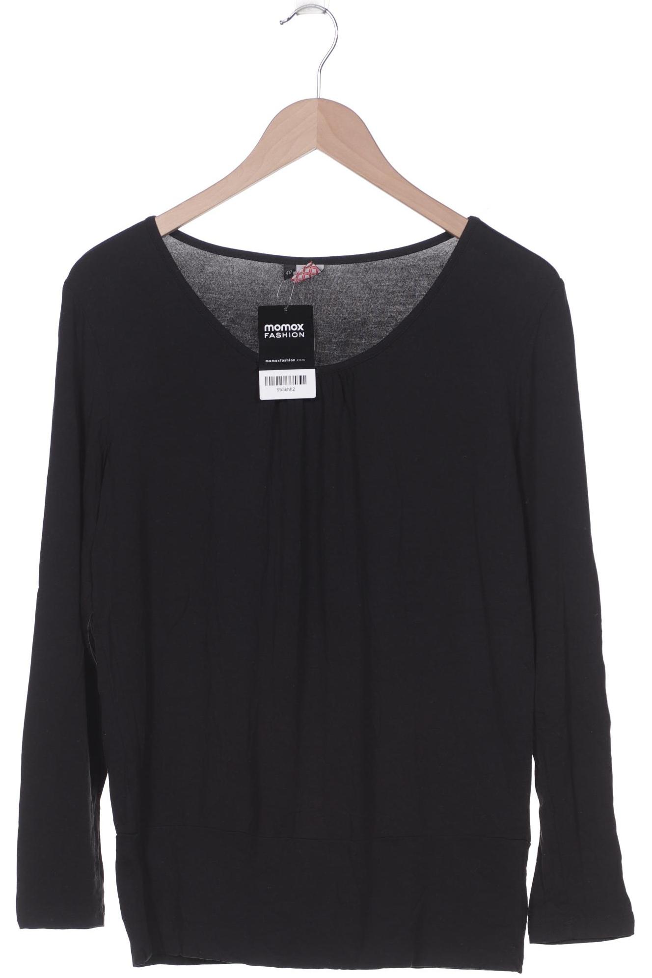 

Qiero Damen Langarmshirt, schwarz, Gr. 40