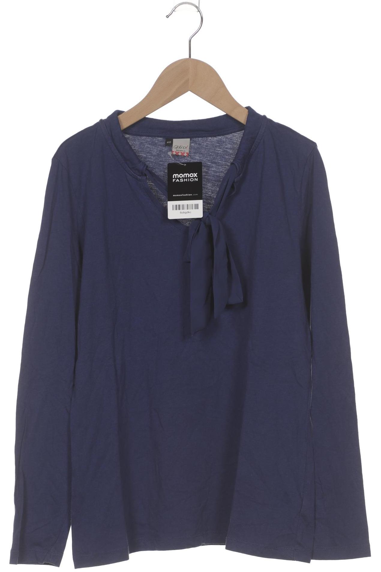 

Qiero Damen Langarmshirt, marineblau, Gr. 40