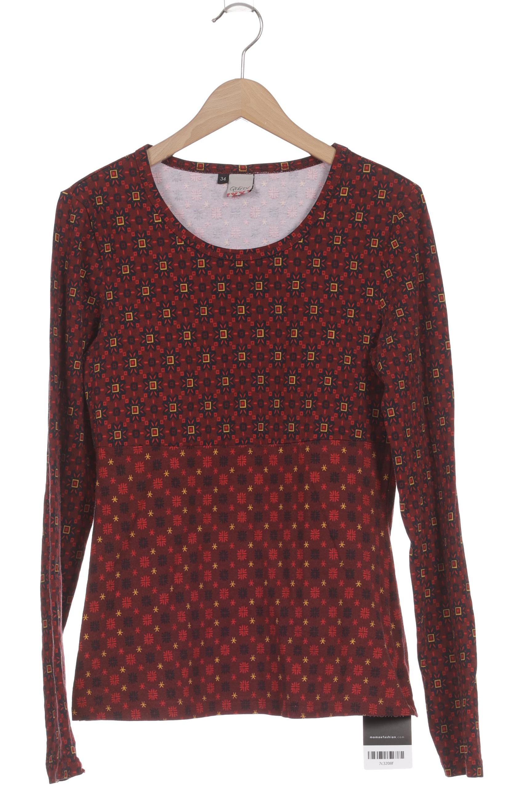 

Qiero Damen Langarmshirt, rot, Gr. 34