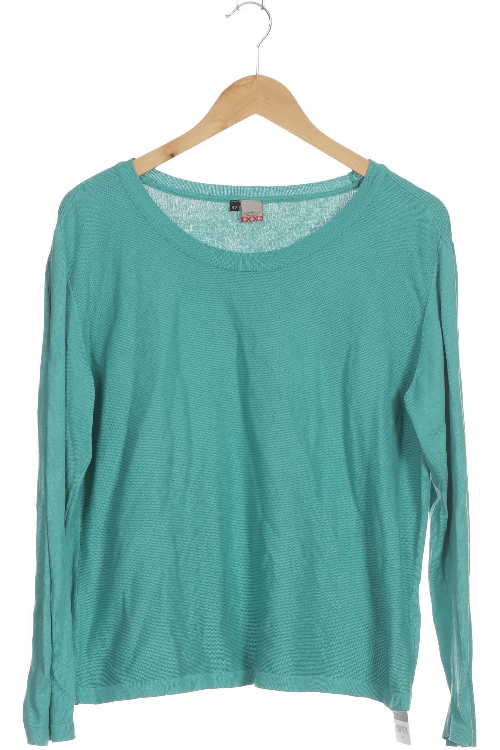 

Qiero Damen Langarmshirt, türkis, Gr. 42