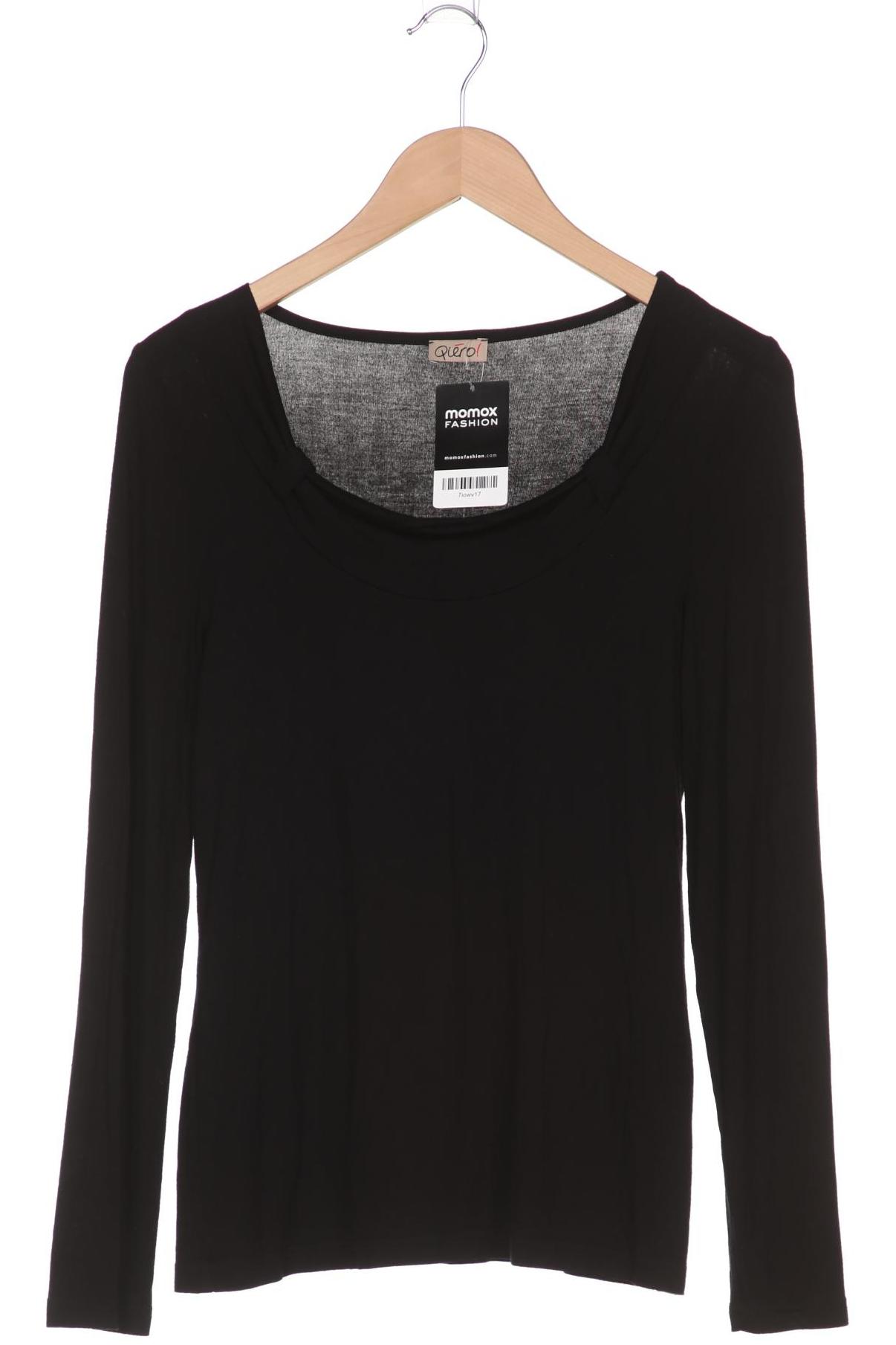 

Qiero Damen Langarmshirt, schwarz, Gr. 38