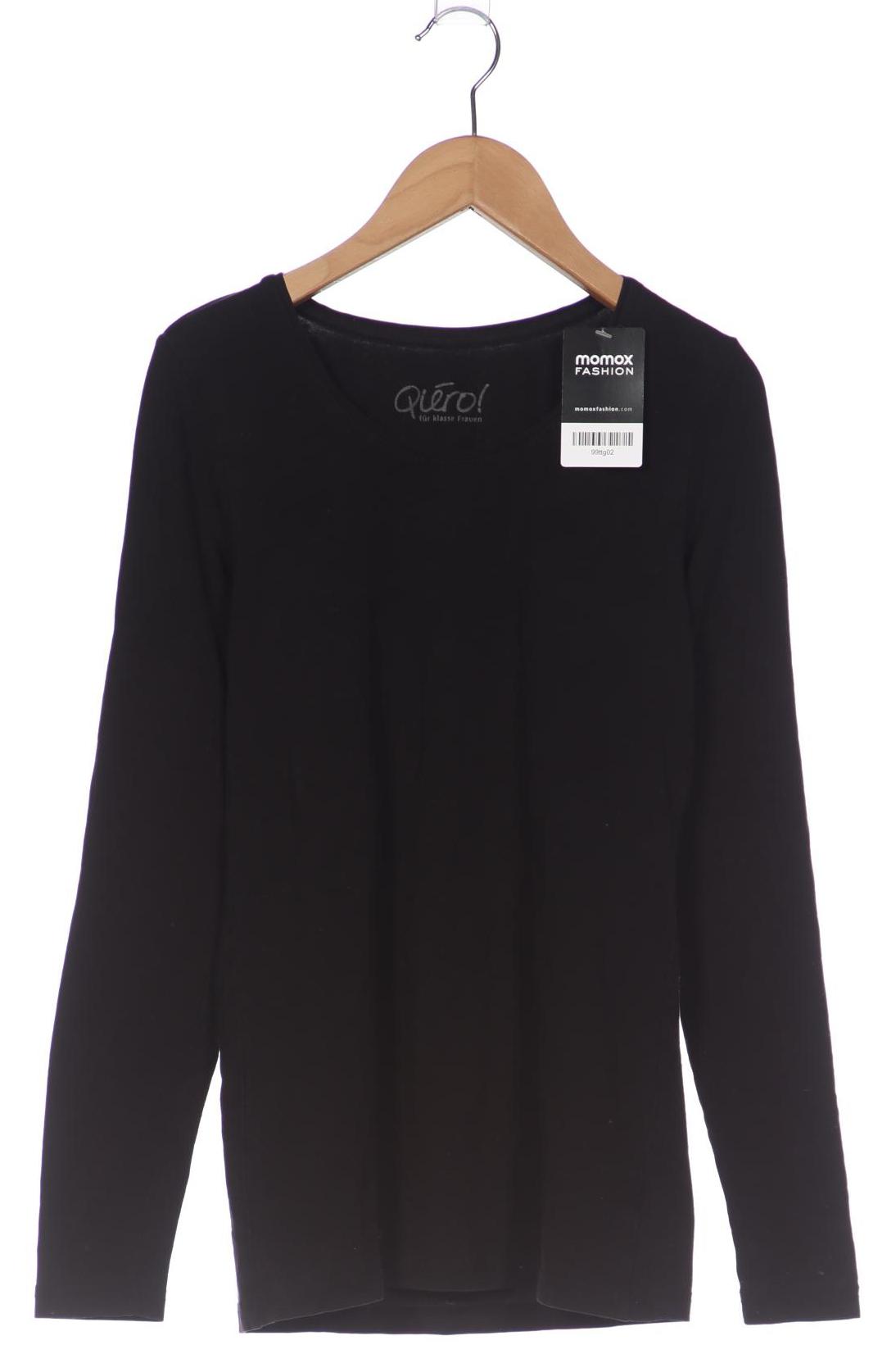 

Qiero Damen Langarmshirt, schwarz, Gr. 34
