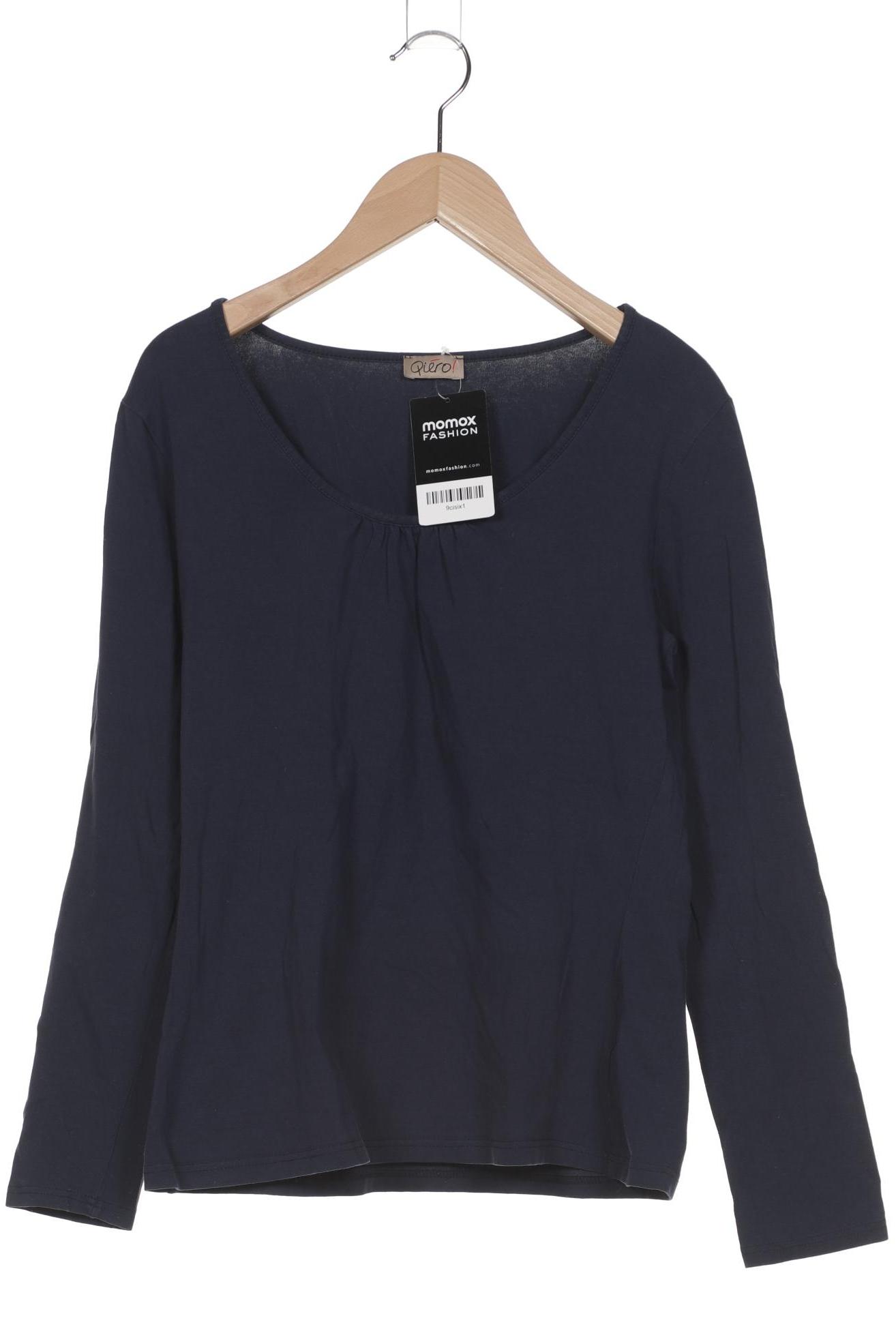 

Qiero Damen Langarmshirt, marineblau, Gr. 40