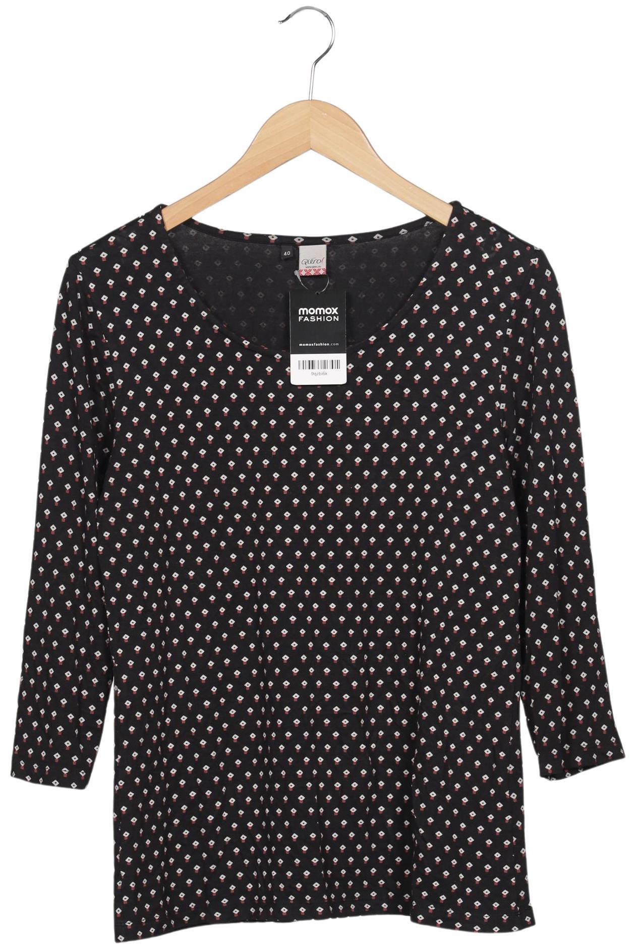 

Qiero Damen Langarmshirt, schwarz, Gr. 40