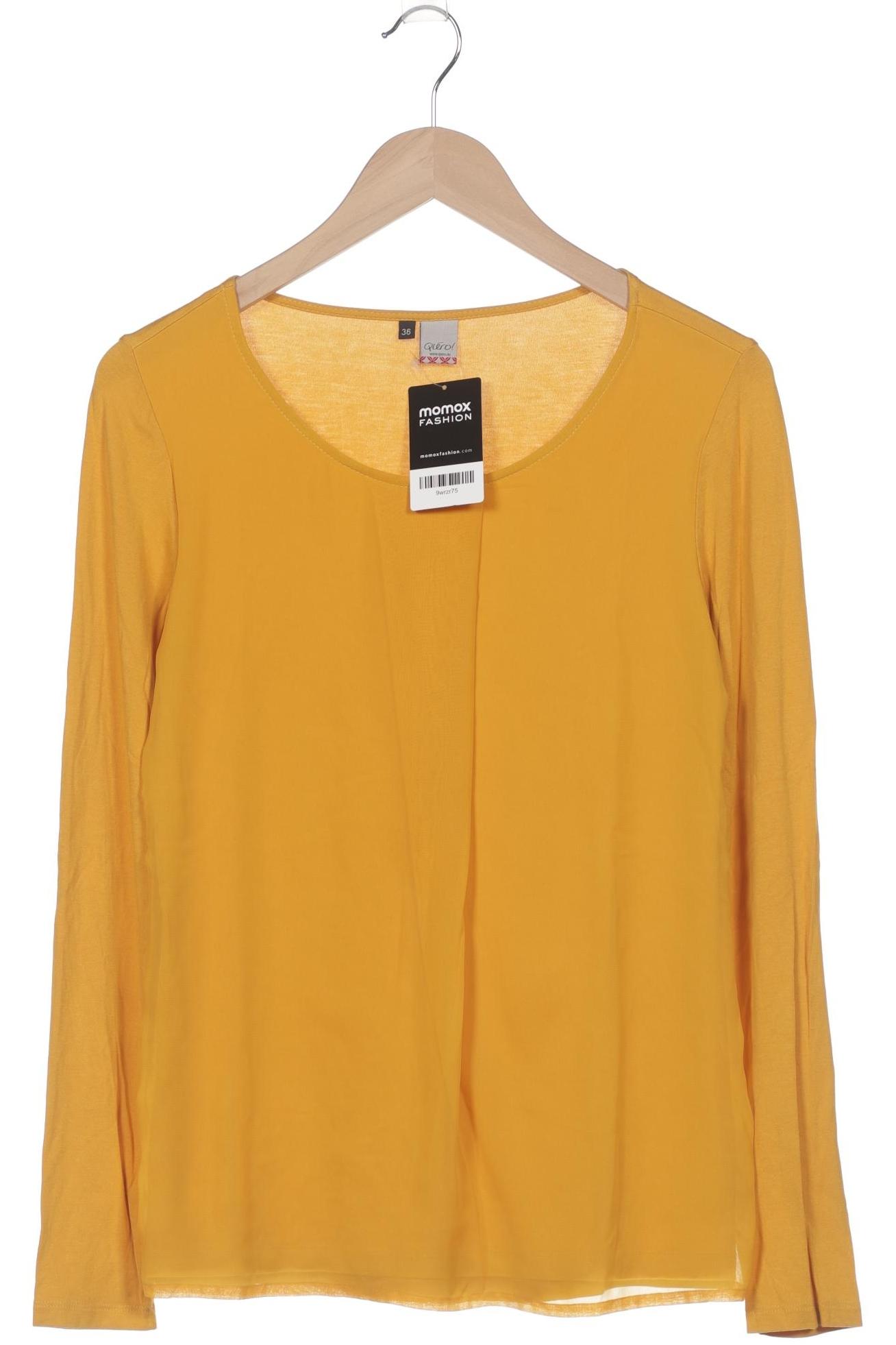

Qiero Damen Langarmshirt, gelb, Gr. 36