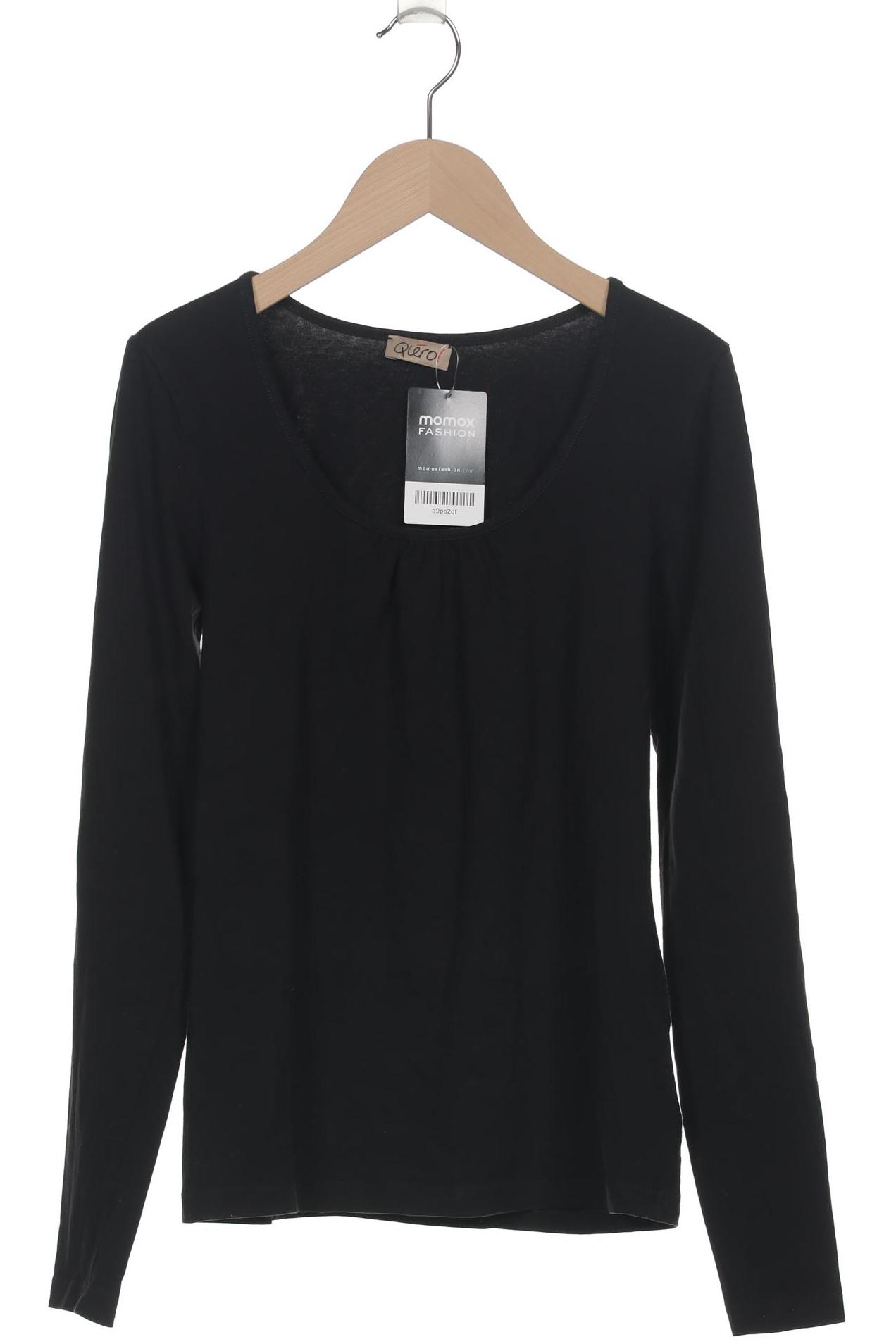 

Qiero Damen Langarmshirt, schwarz, Gr. 34