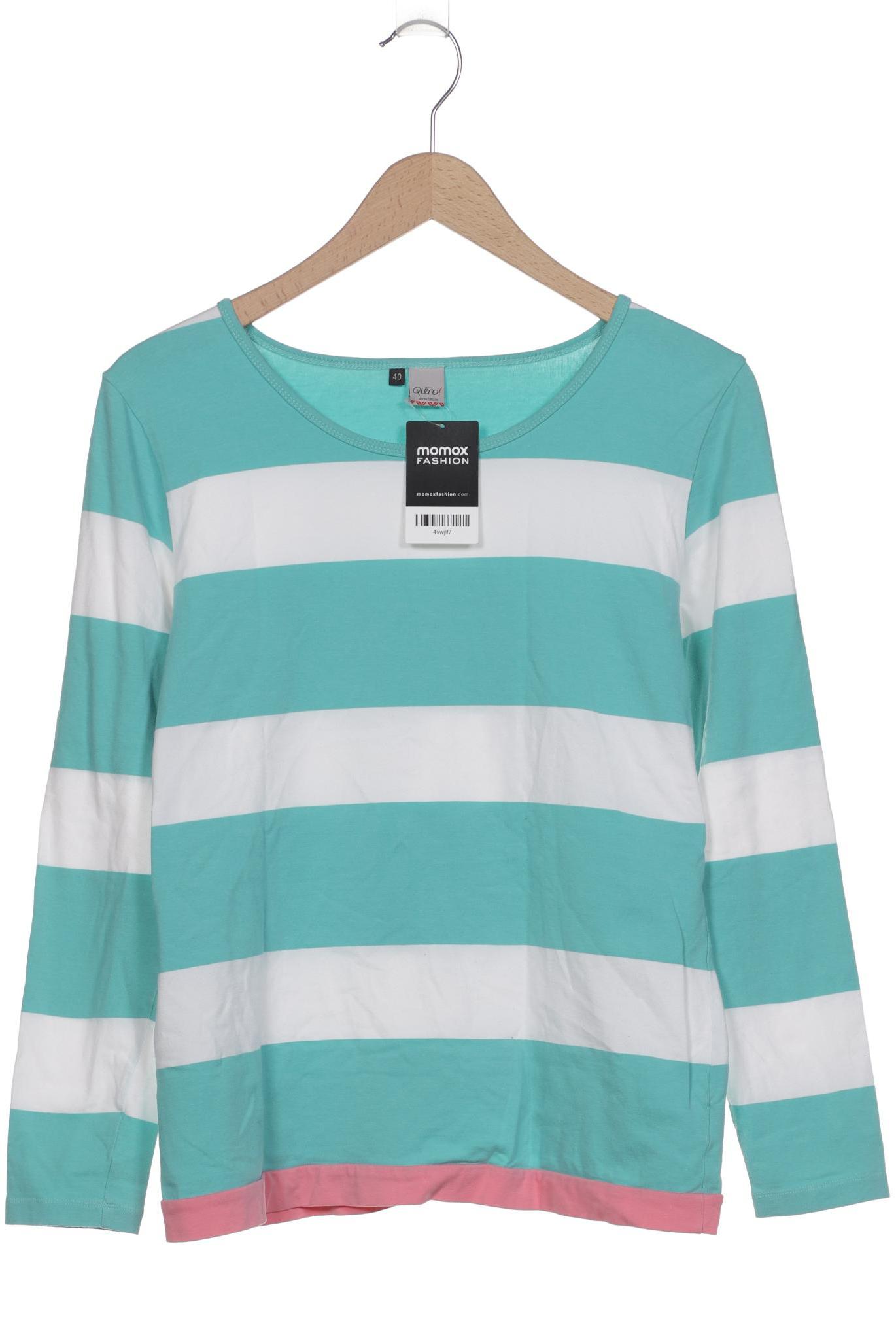 

Qiero Damen Langarmshirt, türkis, Gr. 40