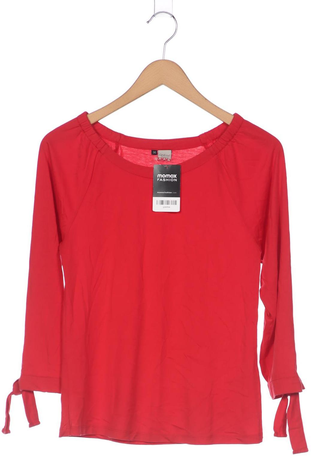 

Qiero Damen Langarmshirt, rot, Gr. 36