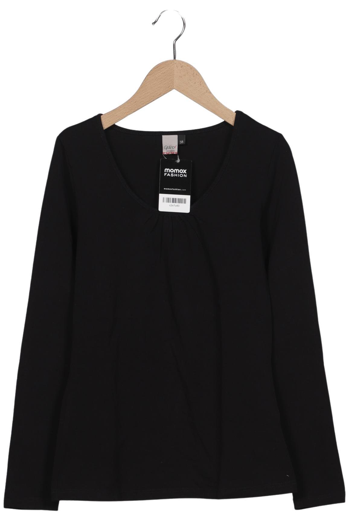 

Qiero Damen Langarmshirt, schwarz, Gr. 38