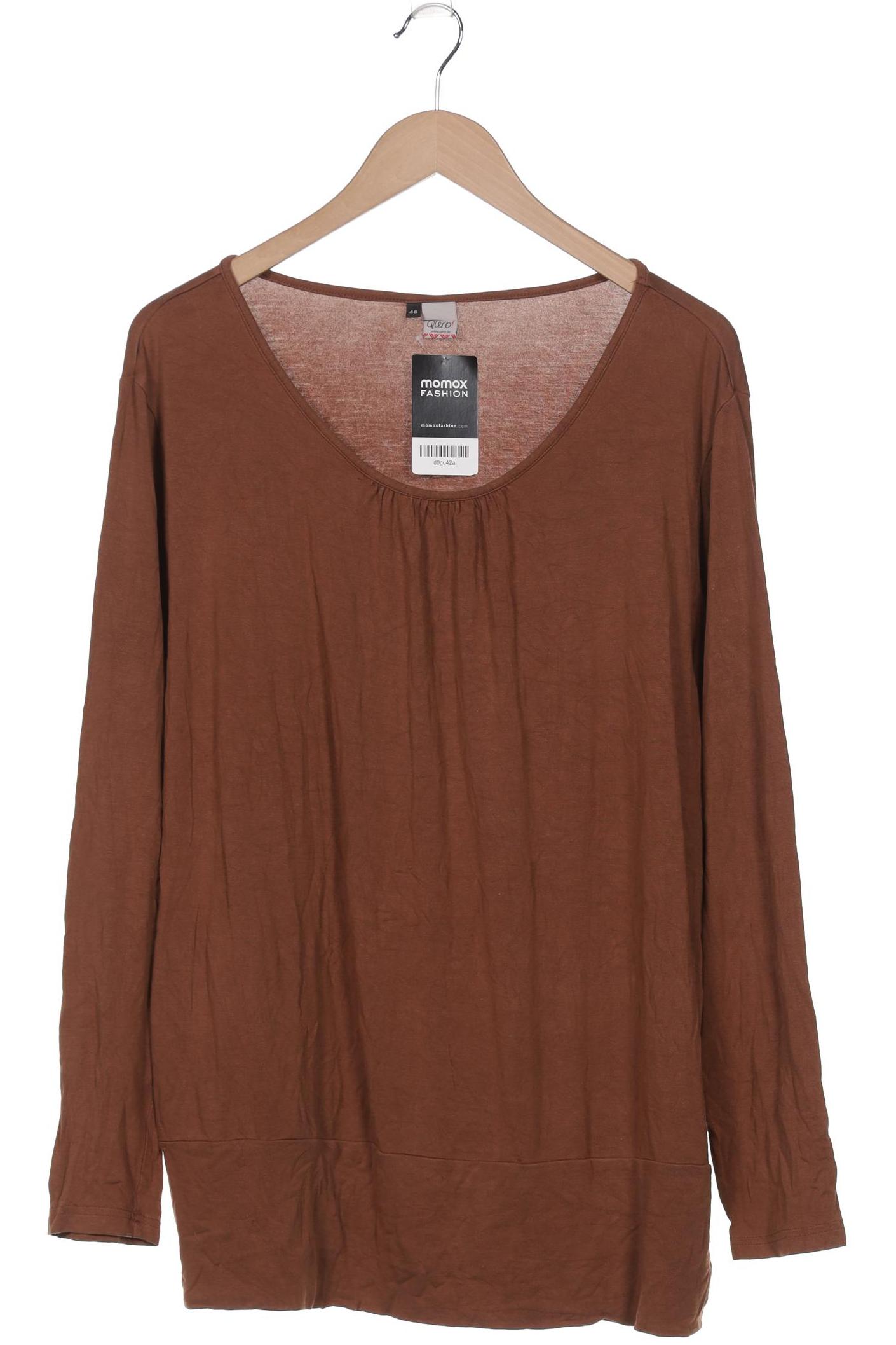 

Qiero Damen Langarmshirt, braun, Gr. 46