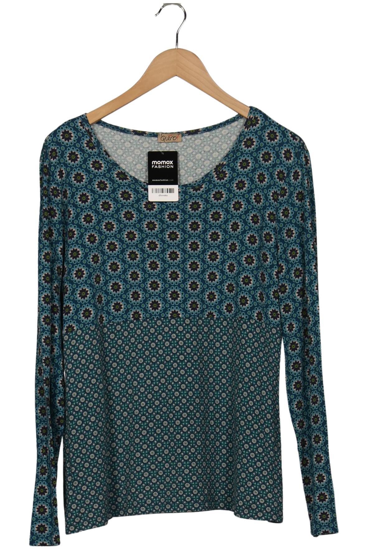 

Qiero Damen Langarmshirt, türkis, Gr. 42
