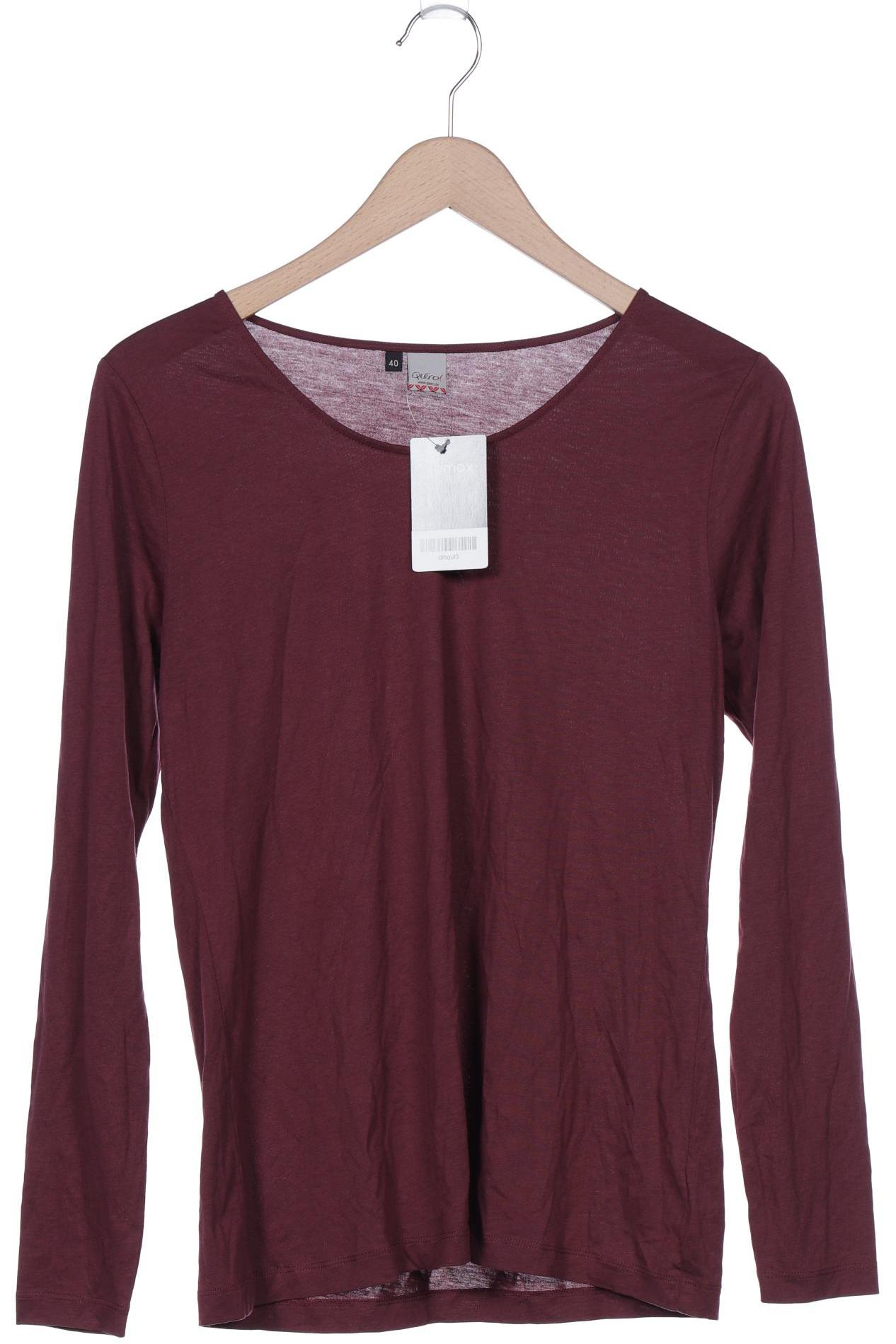

Qiero Damen Langarmshirt, bordeaux, Gr. 40