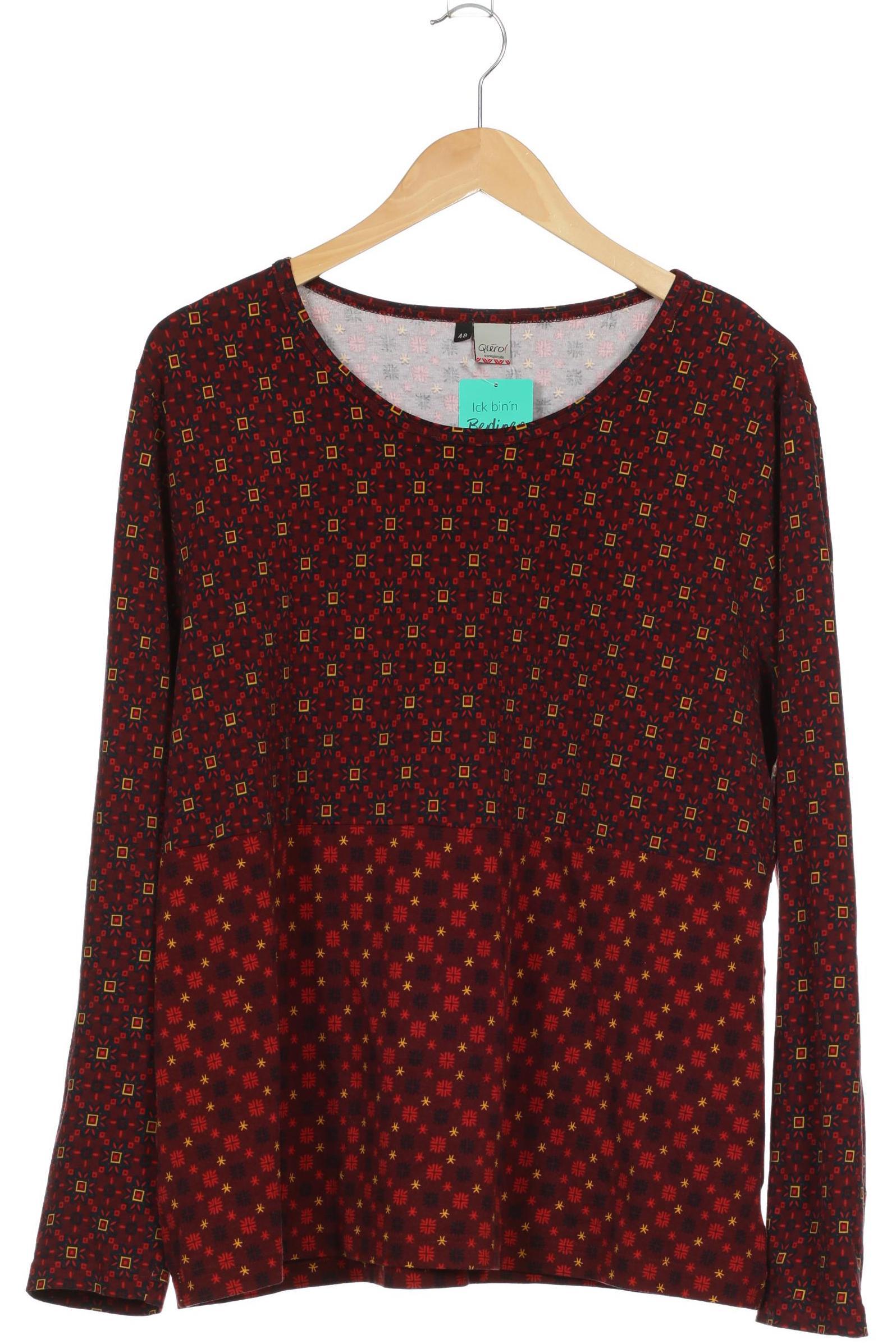 

Qiero Damen Langarmshirt, rot, Gr. 48