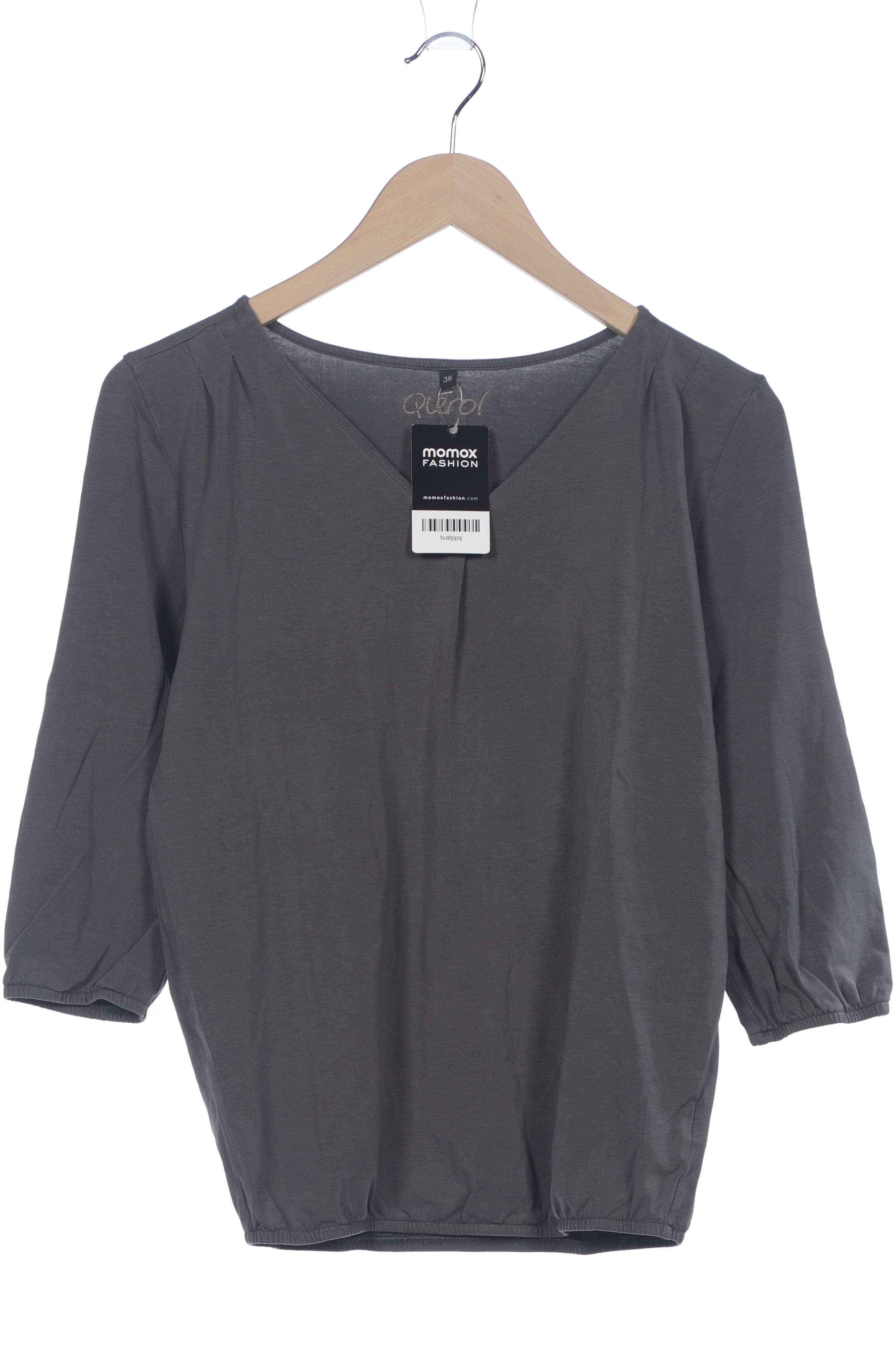 

Qiero Damen Langarmshirt, grau, Gr. 36
