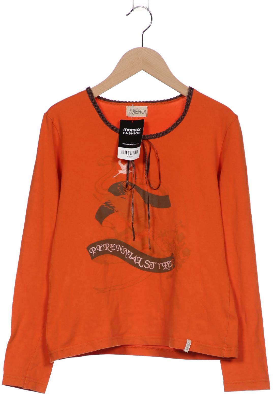 

Qiero Damen Langarmshirt, orange, Gr. 36