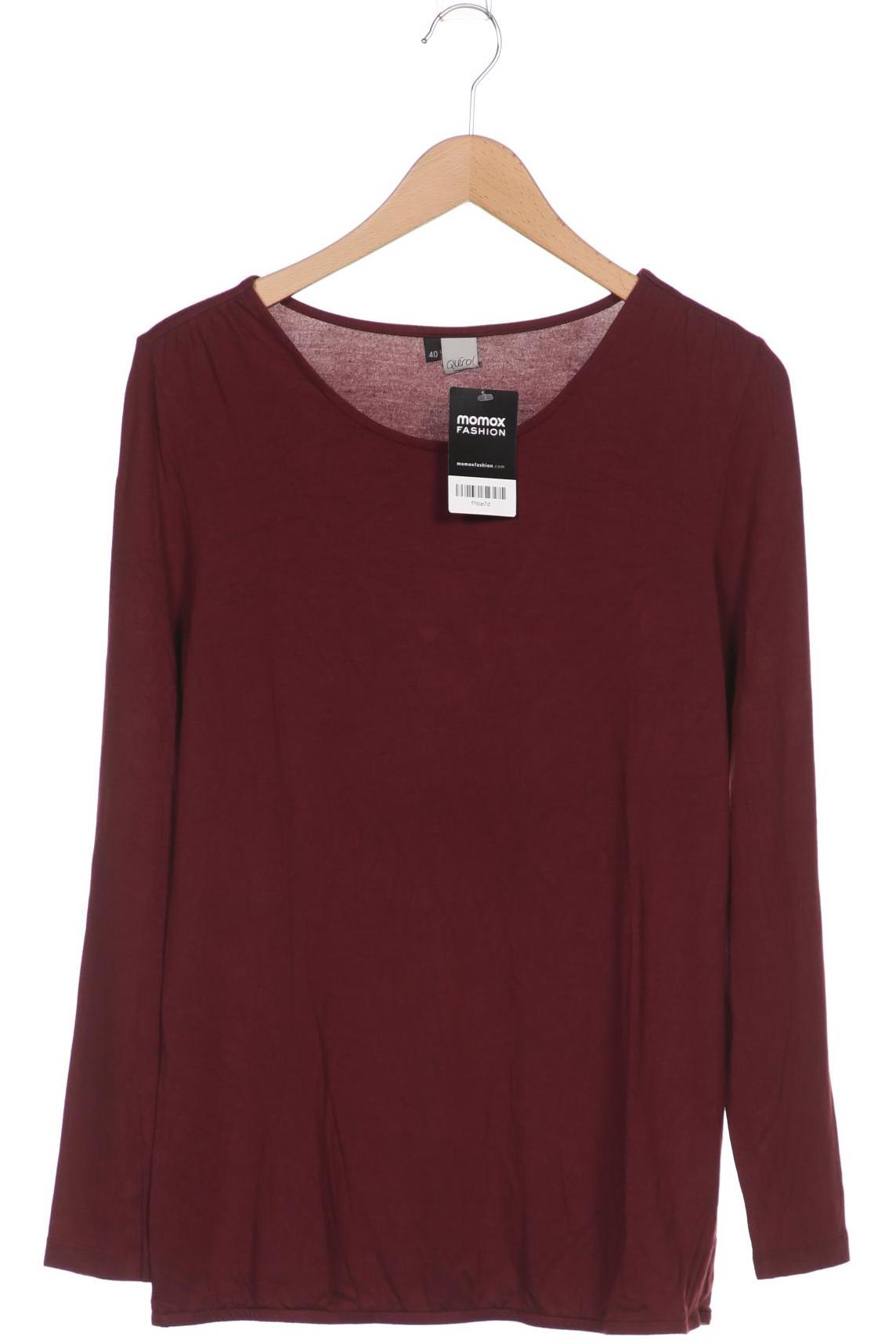 

Qiero Damen Langarmshirt, bordeaux, Gr. 40