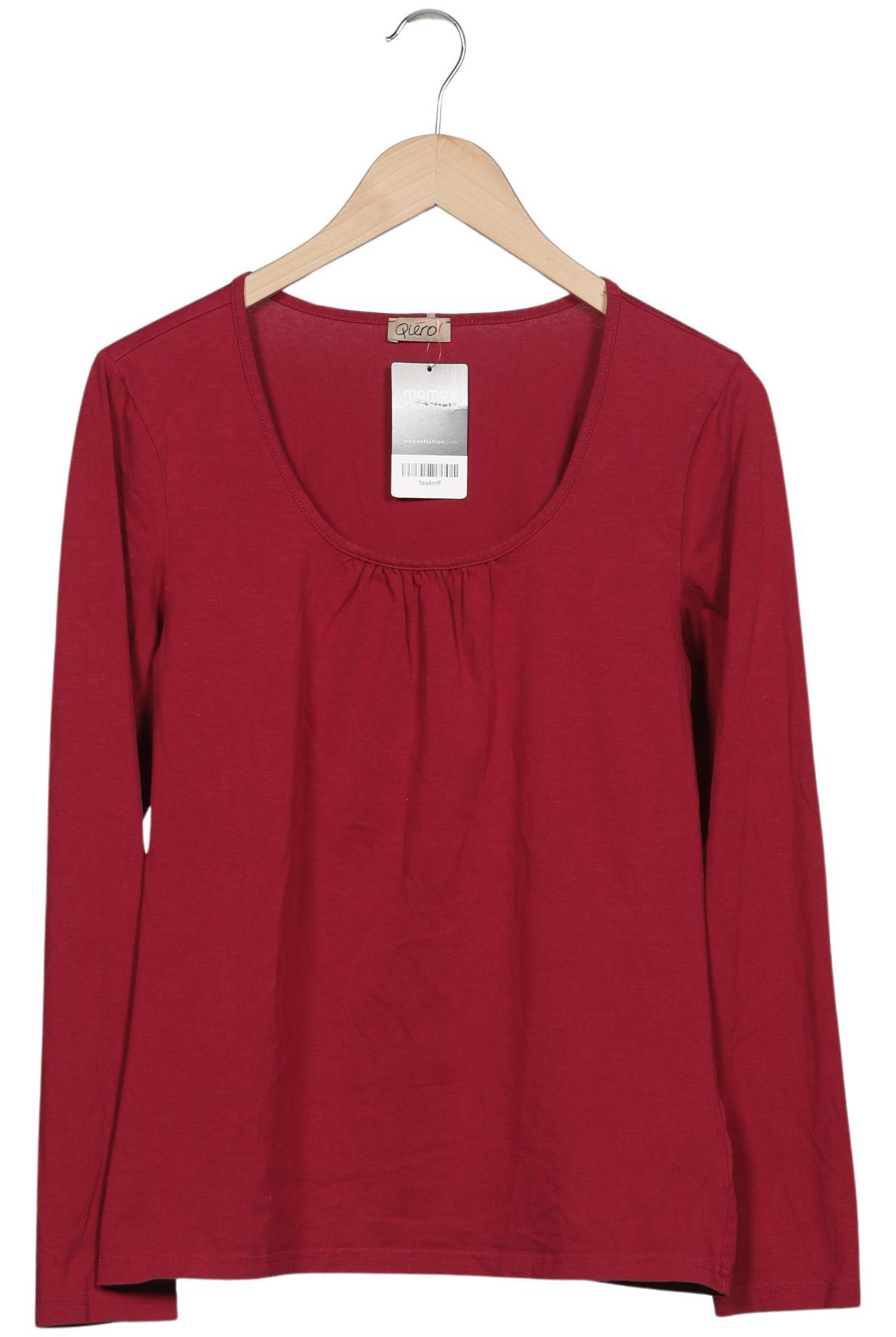 

Qiero Damen Langarmshirt, bordeaux, Gr. 38