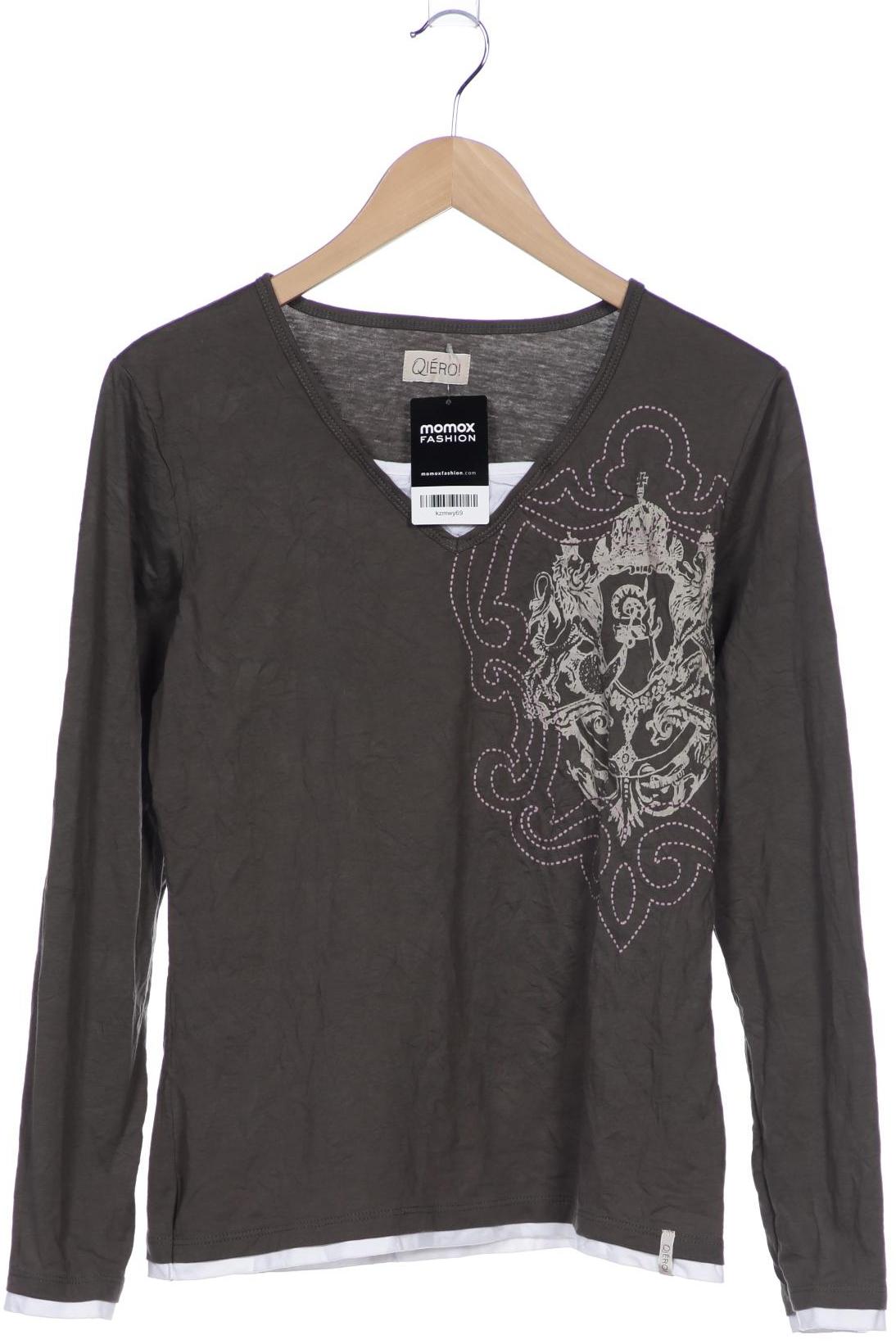

Qiero Damen Langarmshirt, grau, Gr. 38