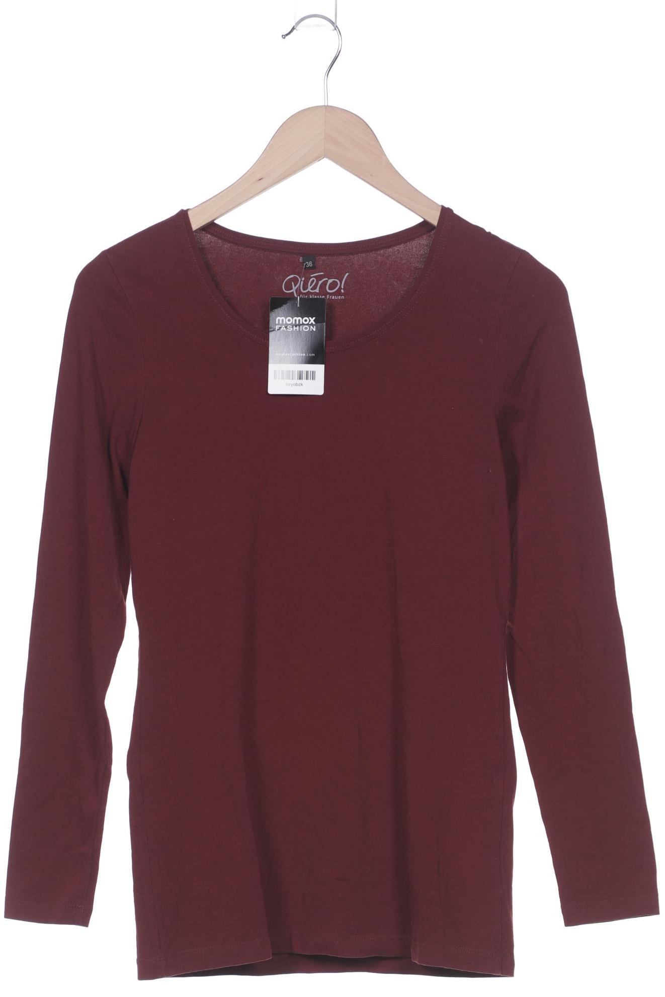 

Qiero Damen Langarmshirt, bordeaux, Gr. 36