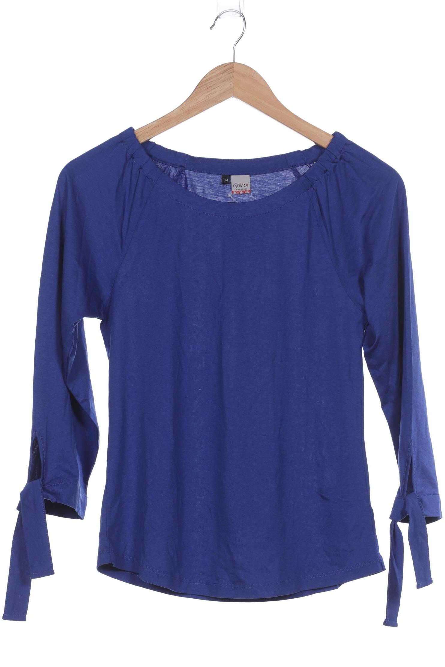 

Qiero Damen Langarmshirt, blau, Gr. 34
