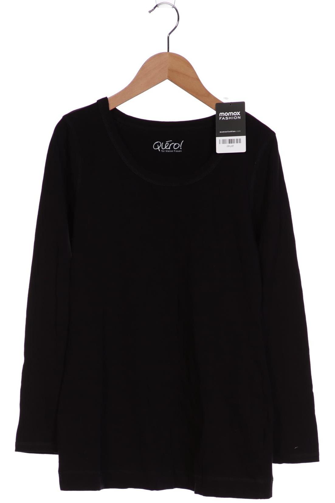 

Qiero Damen Langarmshirt, schwarz, Gr. 38