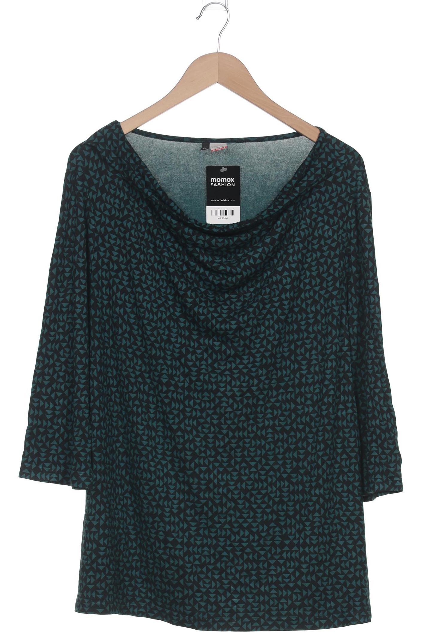

Qiero Damen Langarmshirt, türkis, Gr. 48