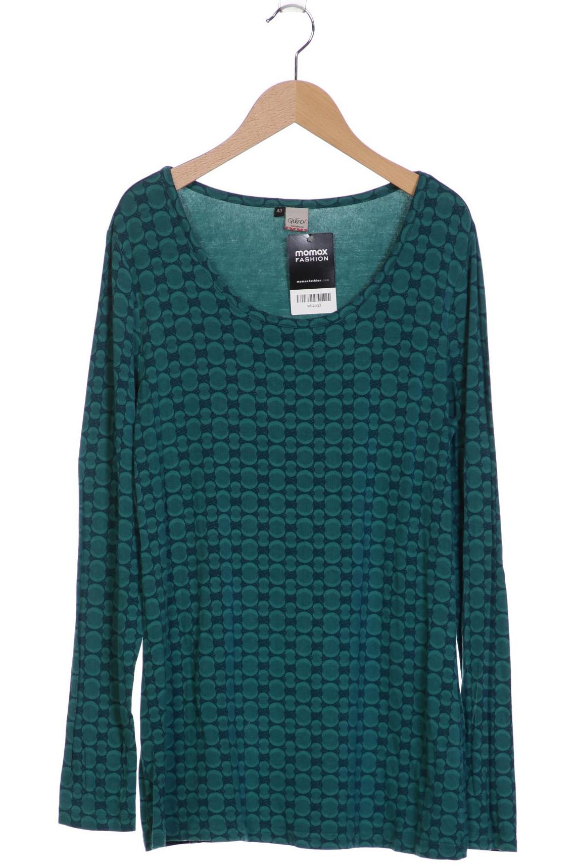 

Qiero Damen Langarmshirt, türkis, Gr. 40