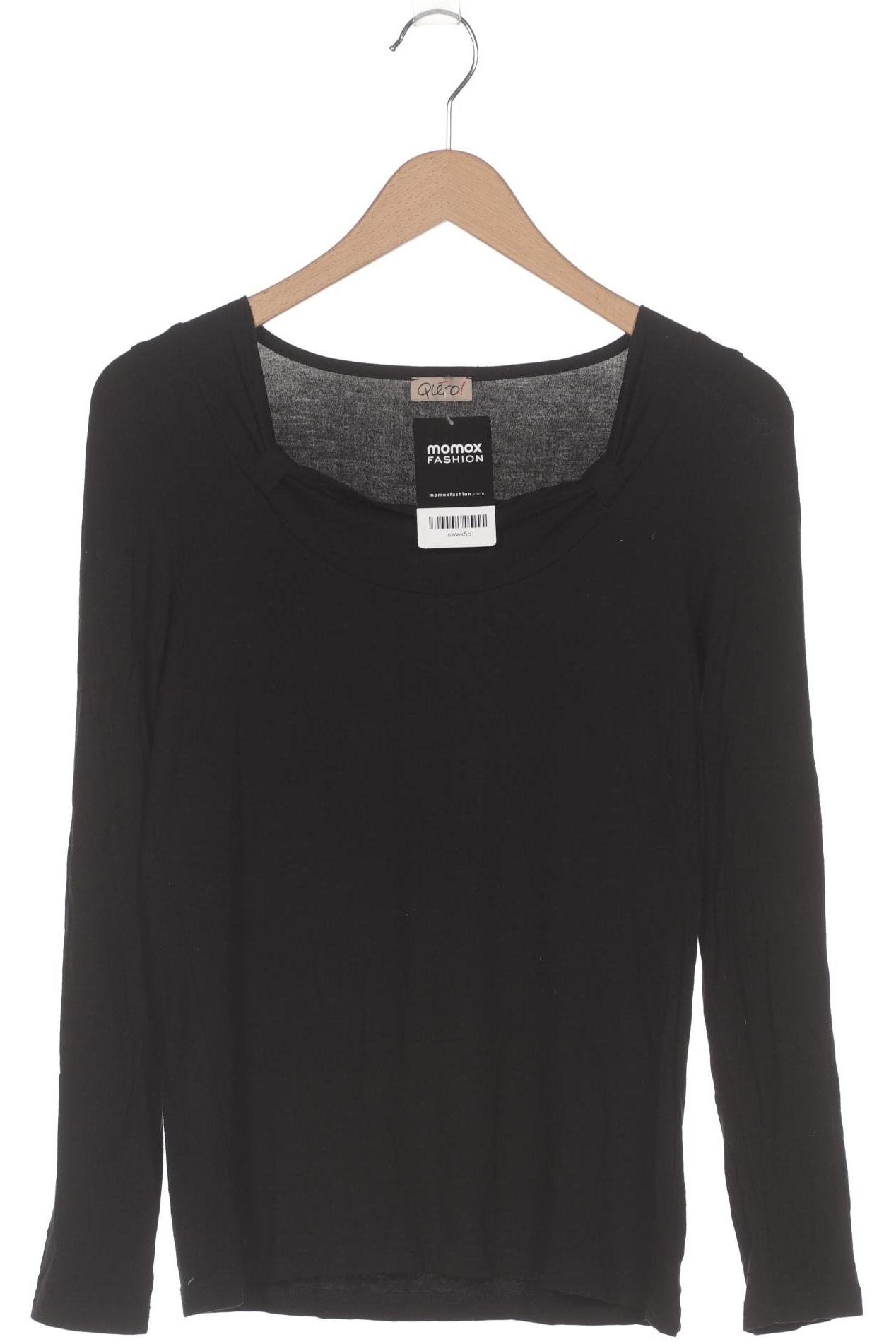Thumbnail - Qiero Damen Langarmshirt, schwarz, Gr. 38