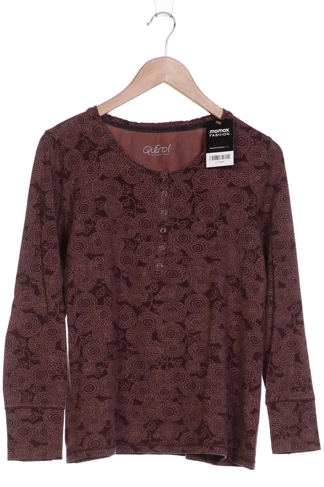 

Qiero Damen Langarmshirt, braun, Gr. 42