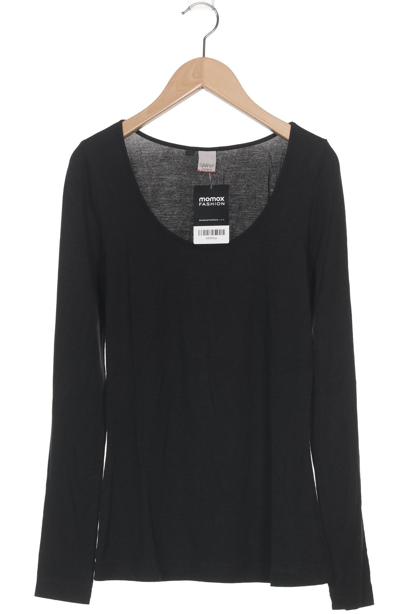 

Qiero Damen Langarmshirt, schwarz, Gr. 36