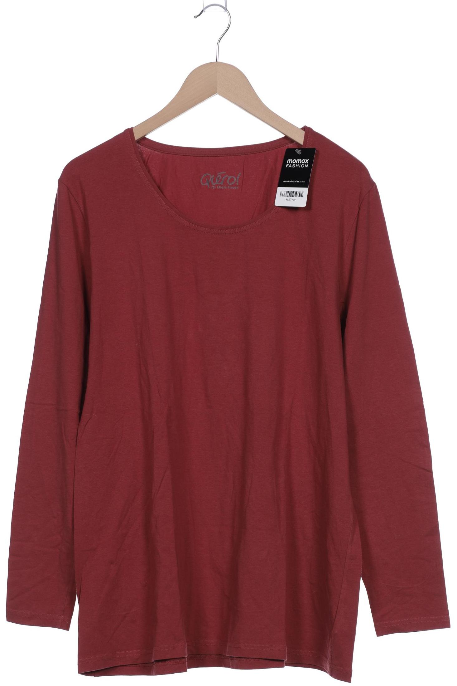 

Qiero Damen Langarmshirt, bordeaux, Gr. 52