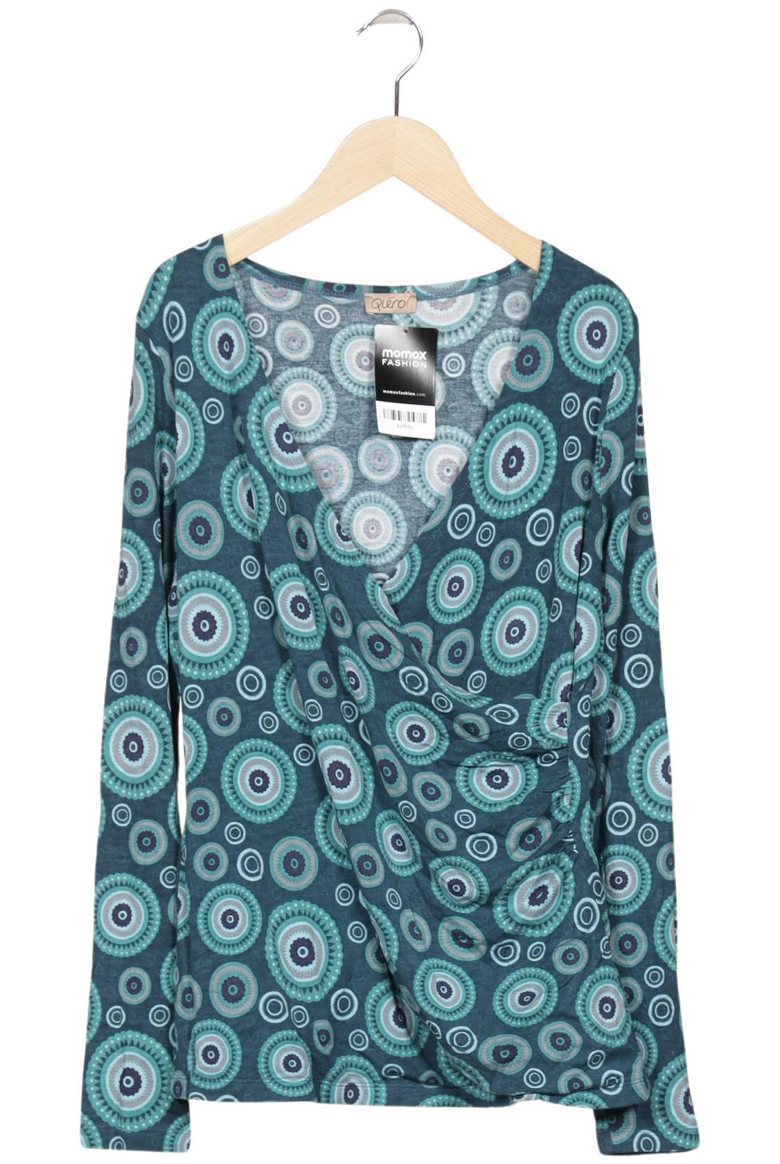 

Qiero Damen Langarmshirt, türkis, Gr. 40