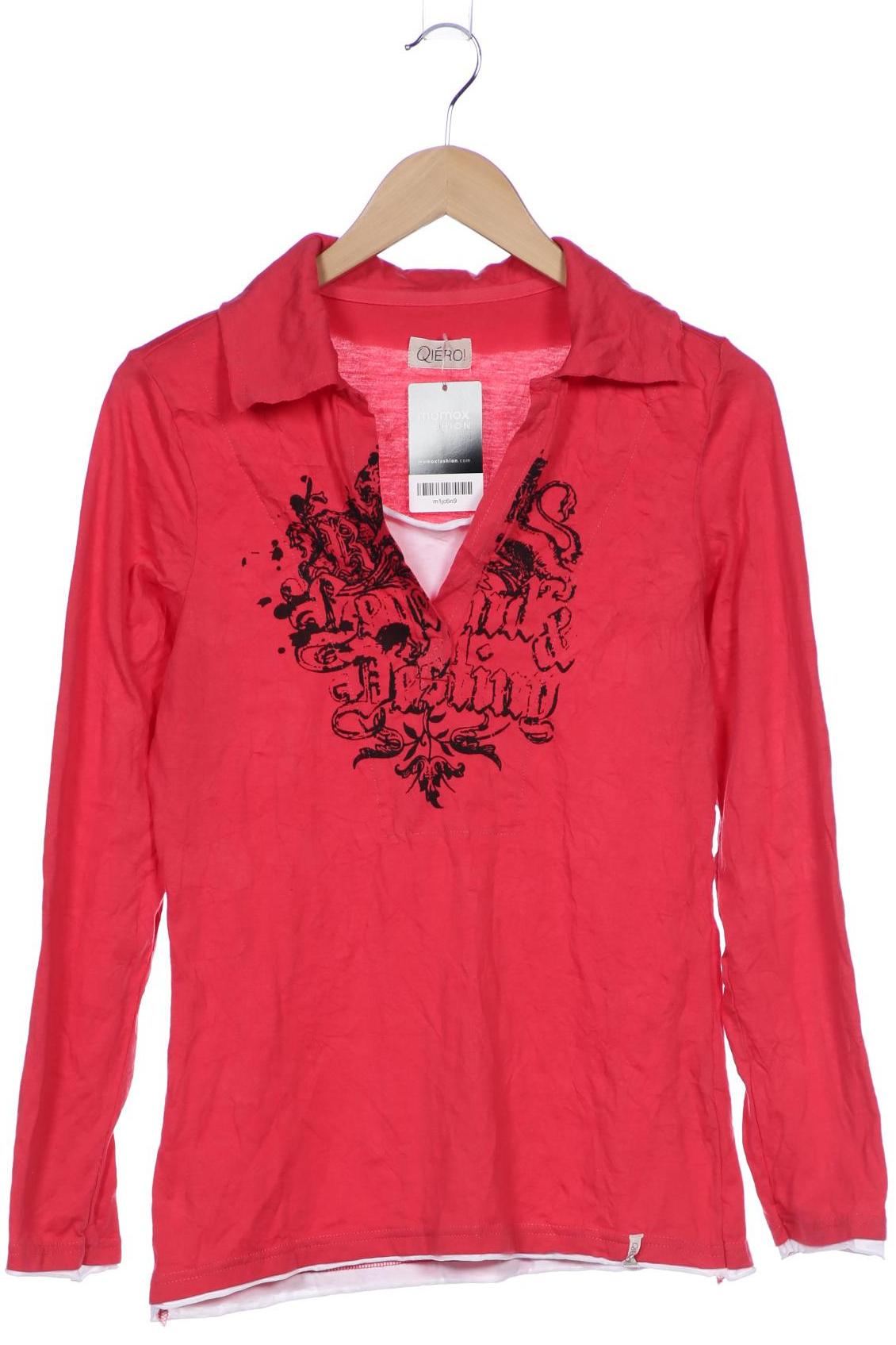 

Qiero Damen Langarmshirt, rot, Gr. 38