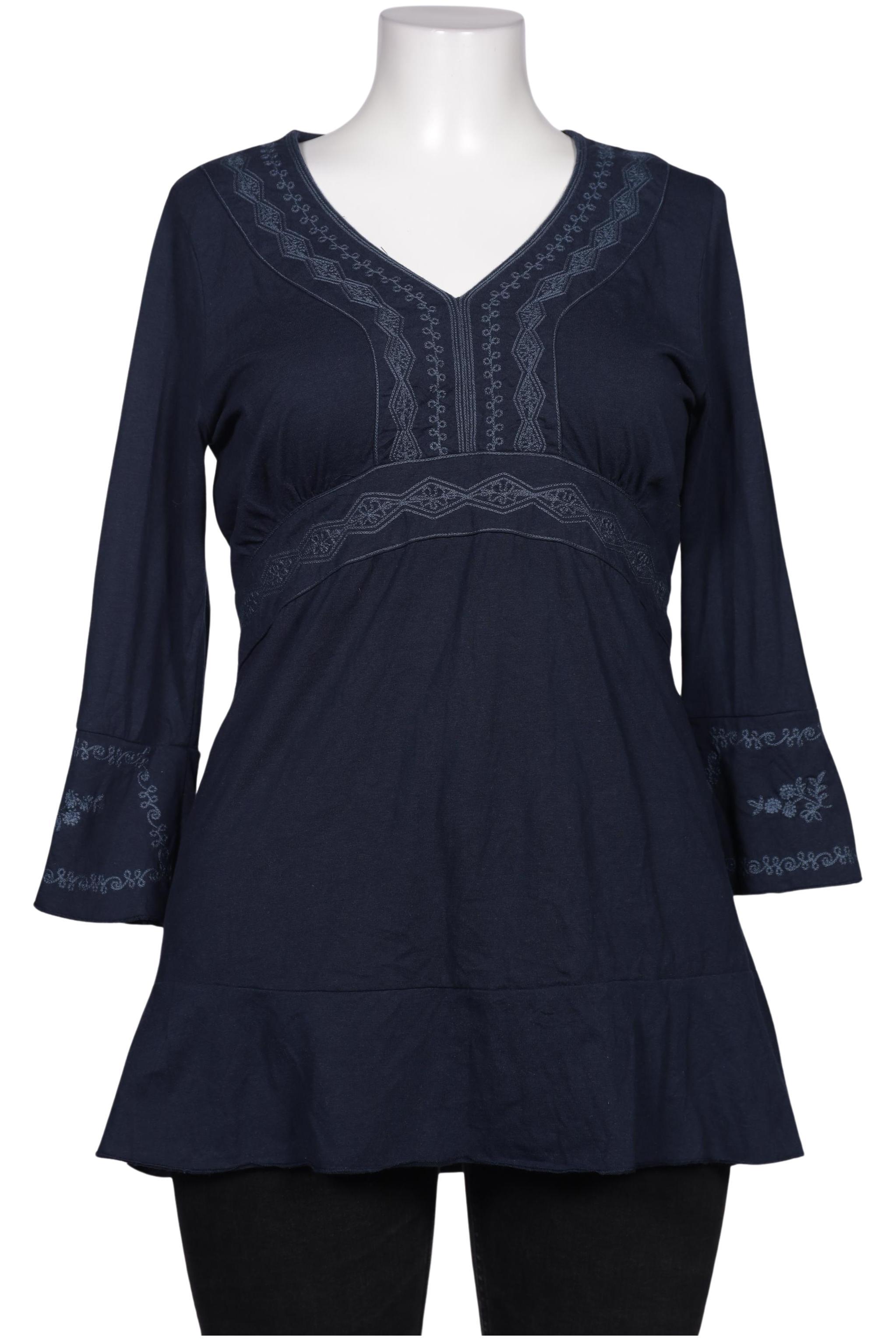 

Qiero Damen Langarmshirt, marineblau, Gr. 42