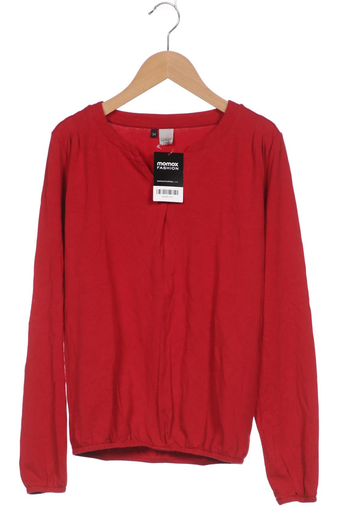 

Qiero Damen Langarmshirt, rot, Gr. 34