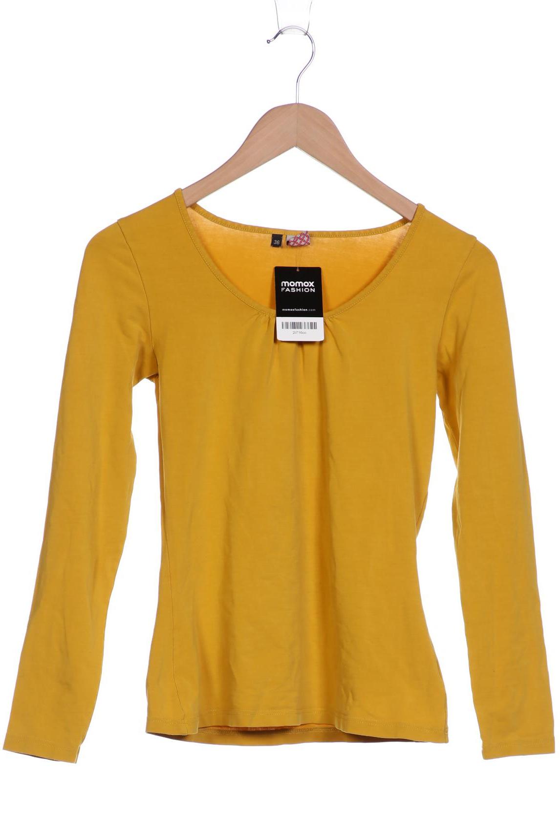 

Qiero Damen Langarmshirt, gelb, Gr. 36
