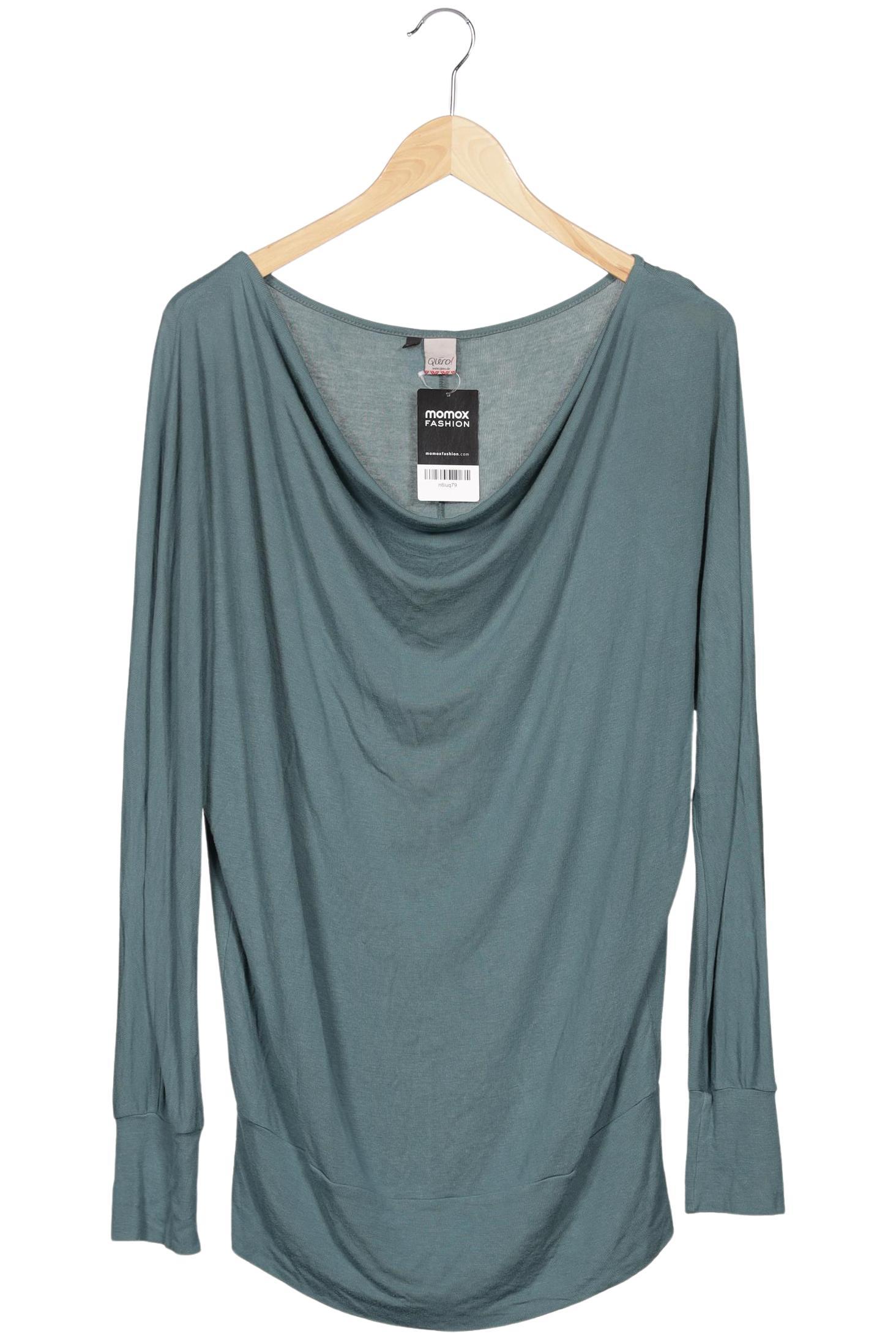 

Qiero Damen Langarmshirt, türkis, Gr. 40