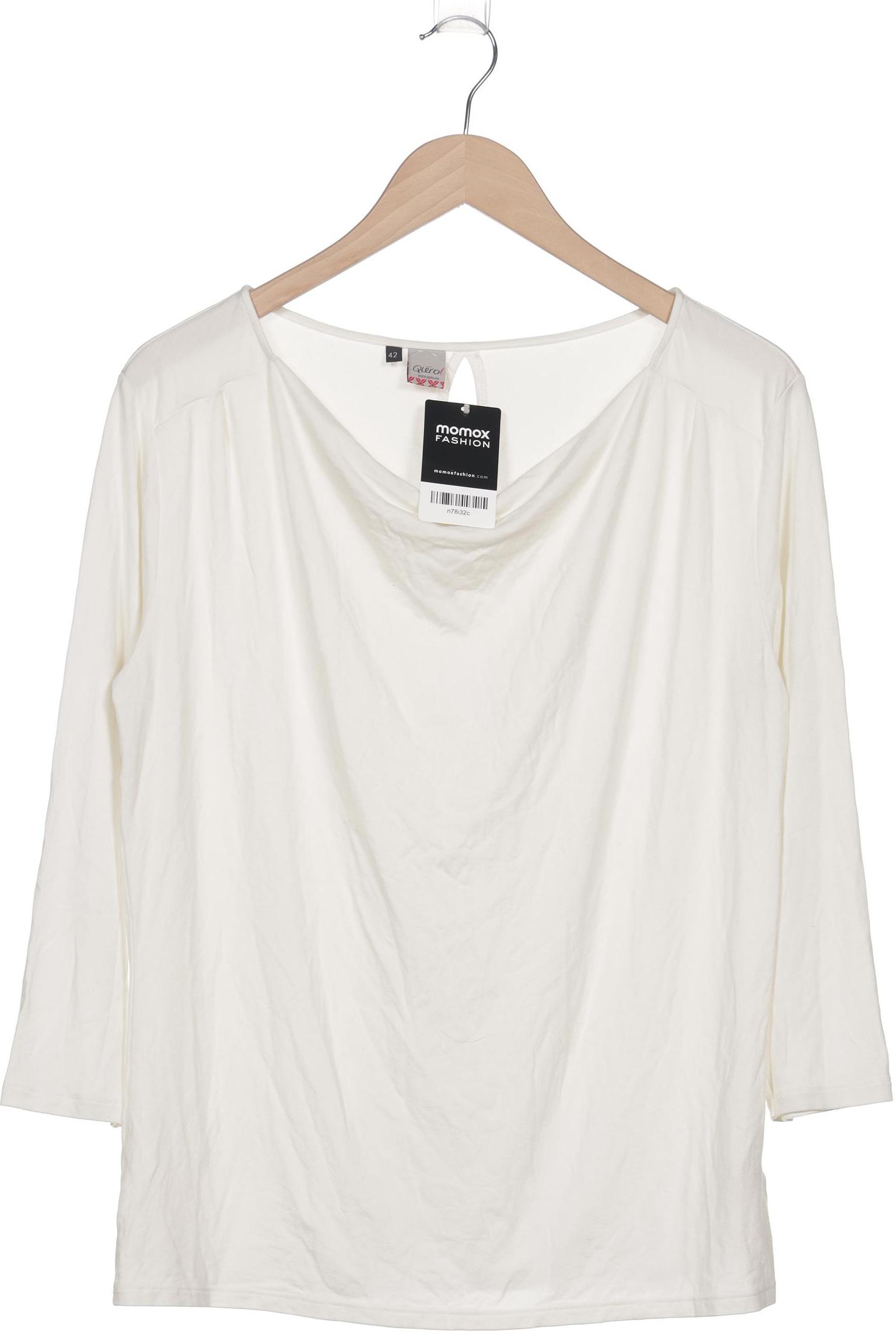 

Qiero Damen Langarmshirt, weiß, Gr. 42