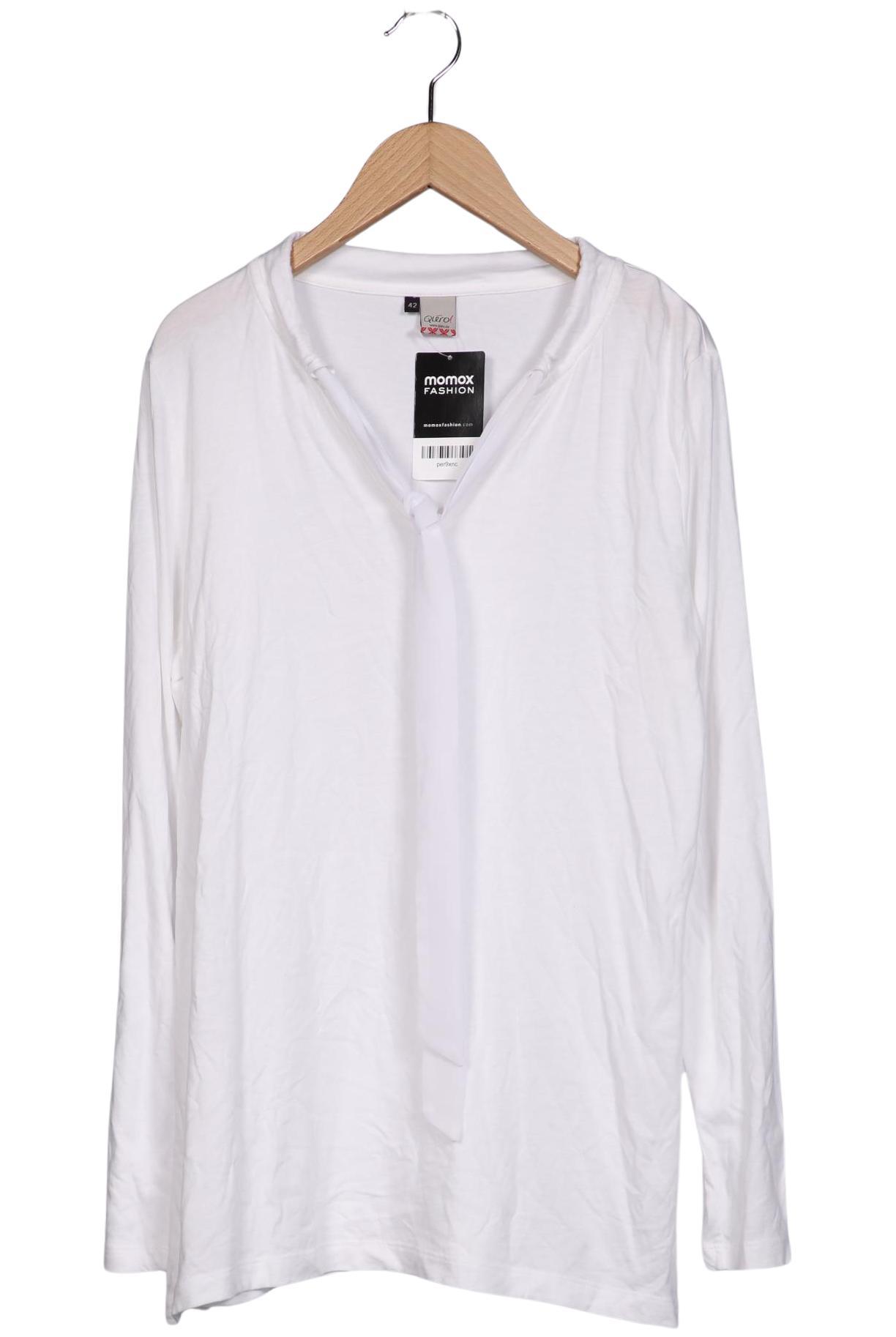

Qiero Damen Langarmshirt, weiß, Gr. 42