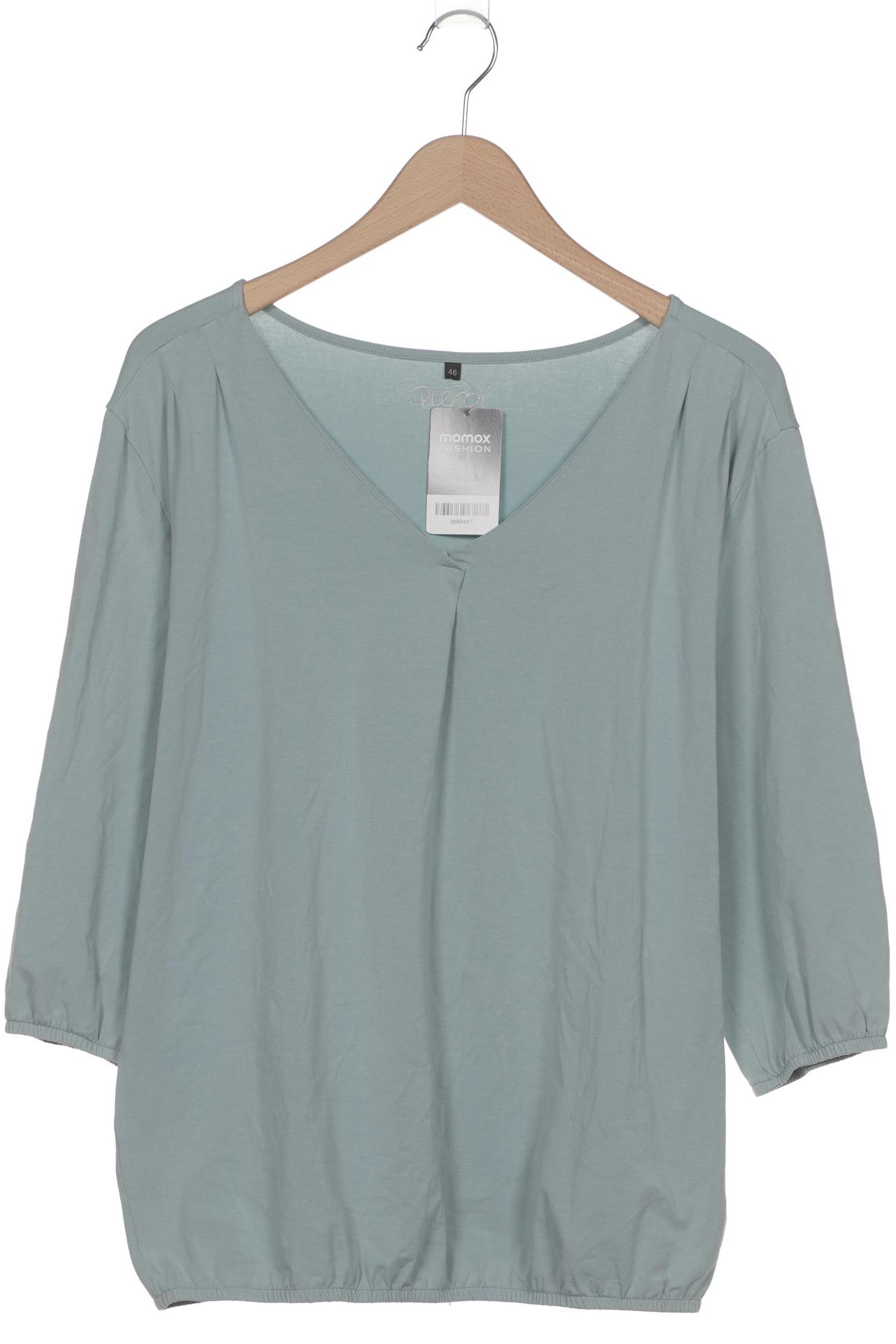 

Qiero Damen Langarmshirt, türkis, Gr. 46